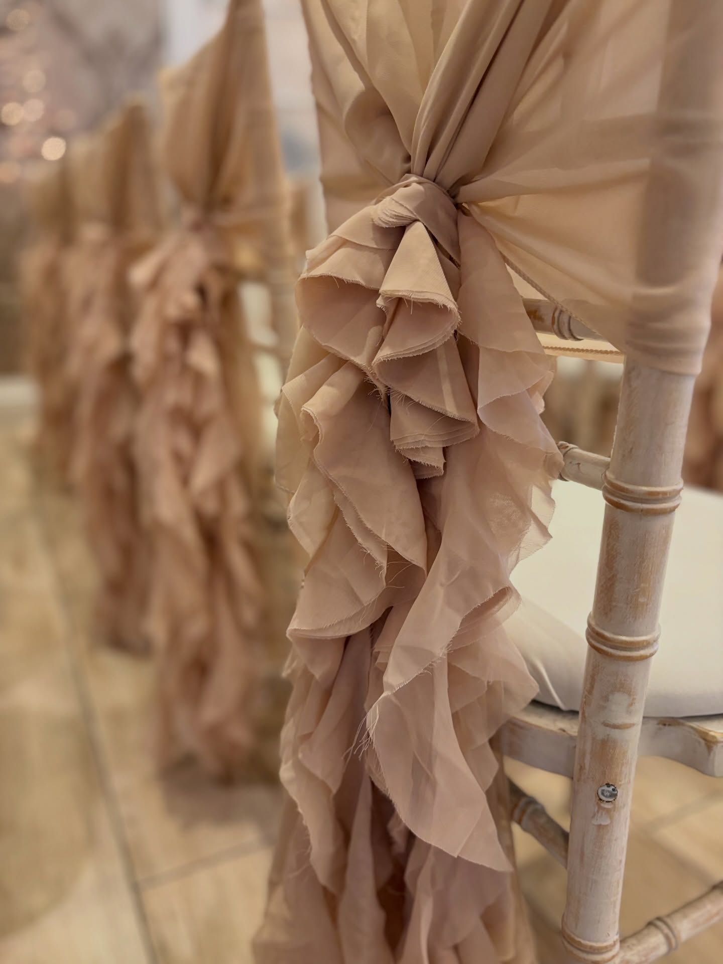 ✨ just one of our styles of Chair sashes we offer available in over 20 colours!
📍 did you know there are multiple ways on styling this type of sash? Ask us how?
• #weddingreels
• #viralwedding
• #weddingtrend
• #weddinginspo
• #weddingideas
• trendingwedding
• 2026weddingtrends
• weddingplanning