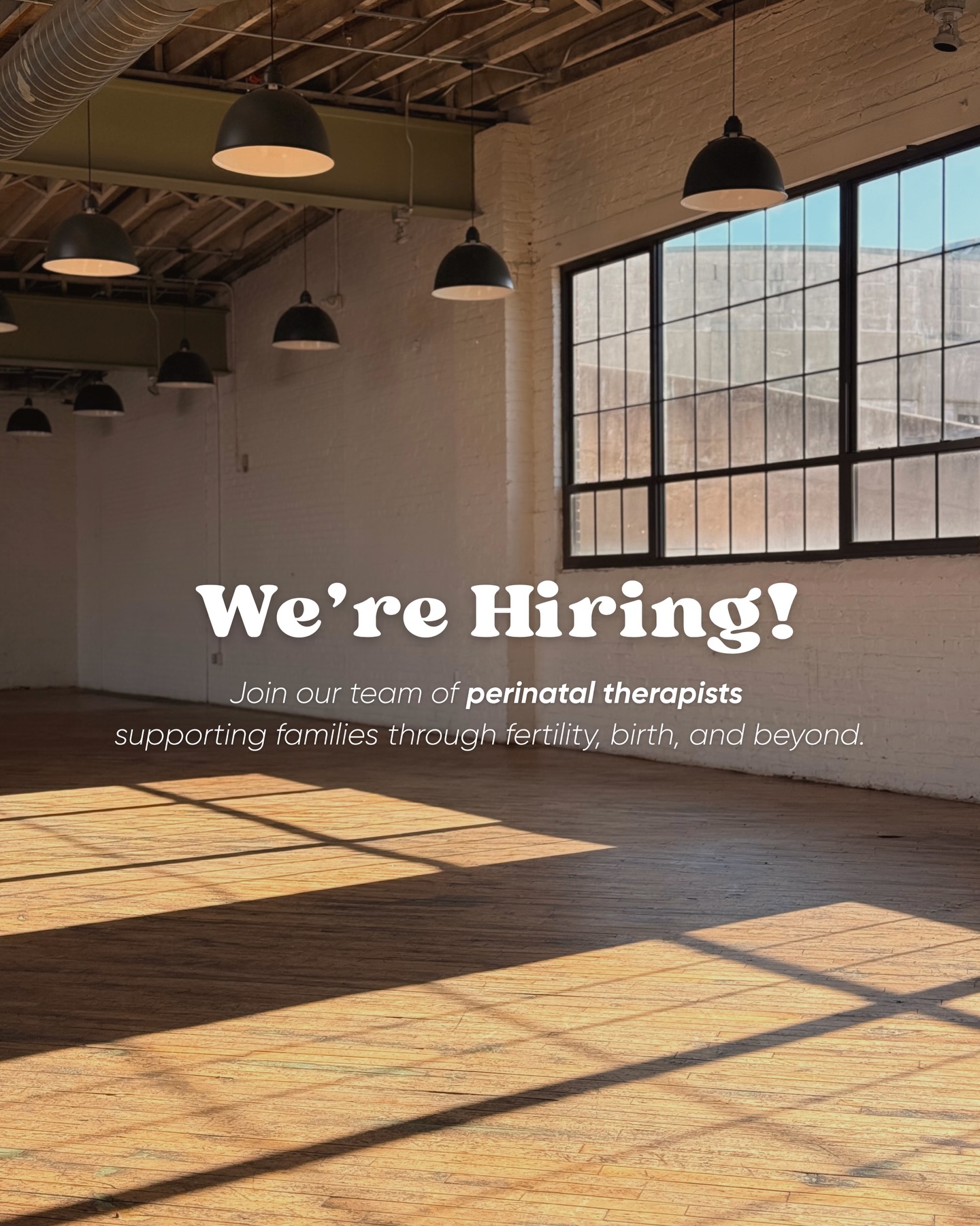 We’re looking for perinatal therapists! Join a team that cares for you as much as you care about your clients. We are an inclusive, family-centered small business dedicated to providing real trauma informed care to all families during their parenting journey.
Requirements for this role:
- LMSW, LCSW-C, LCPC or PhD
- Keep up to date with CEUs
- Professional Insurance
To apply: please email your resume to support@wombroom.com