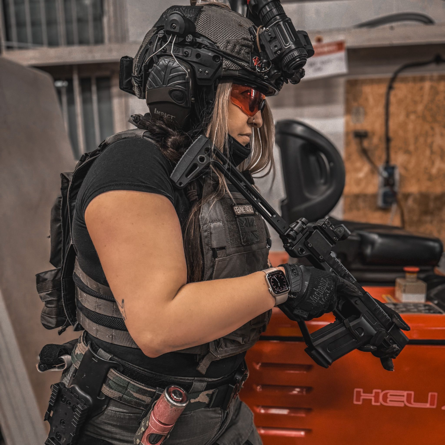 Okay but the @kwa_uk ATP-GT Carbine Kit from @bztacticaluk is actually so cool 😍 We're talking KWA's NS3 (New System 3) technology providing a more realistic recoil kick, a precision drop-in trigger, toolless hop-up so you can adjust your hop easily in game, and an optic-ready slide that fits a wide range of sights (including the AIM-O SRO Red Dot pictured). It's ambidextrous too so our left-handed airsofters are not forgotten 🙌 It works with loads of holsters, has a textured grip for better control, and that M11+ threaded muzzle means you can slap a tracer unit or suppressor straight on. AD
Partners ❤️🔥
•
BELT & KYDEX: @deadly_customs
Use code ‘femmefatale’ for 10% off 🥵
www.deadlycustoms.co.uk
•
🇬🇧 STORE: @bztacticaluk
Use code FF5 for 5% off
www.bztactical.co.uk
•
🔋 Powered by: @rebelprecision
•
#airsoft #airsofting #airsoftcommunity #airsoftuk #femmefataleairsoft