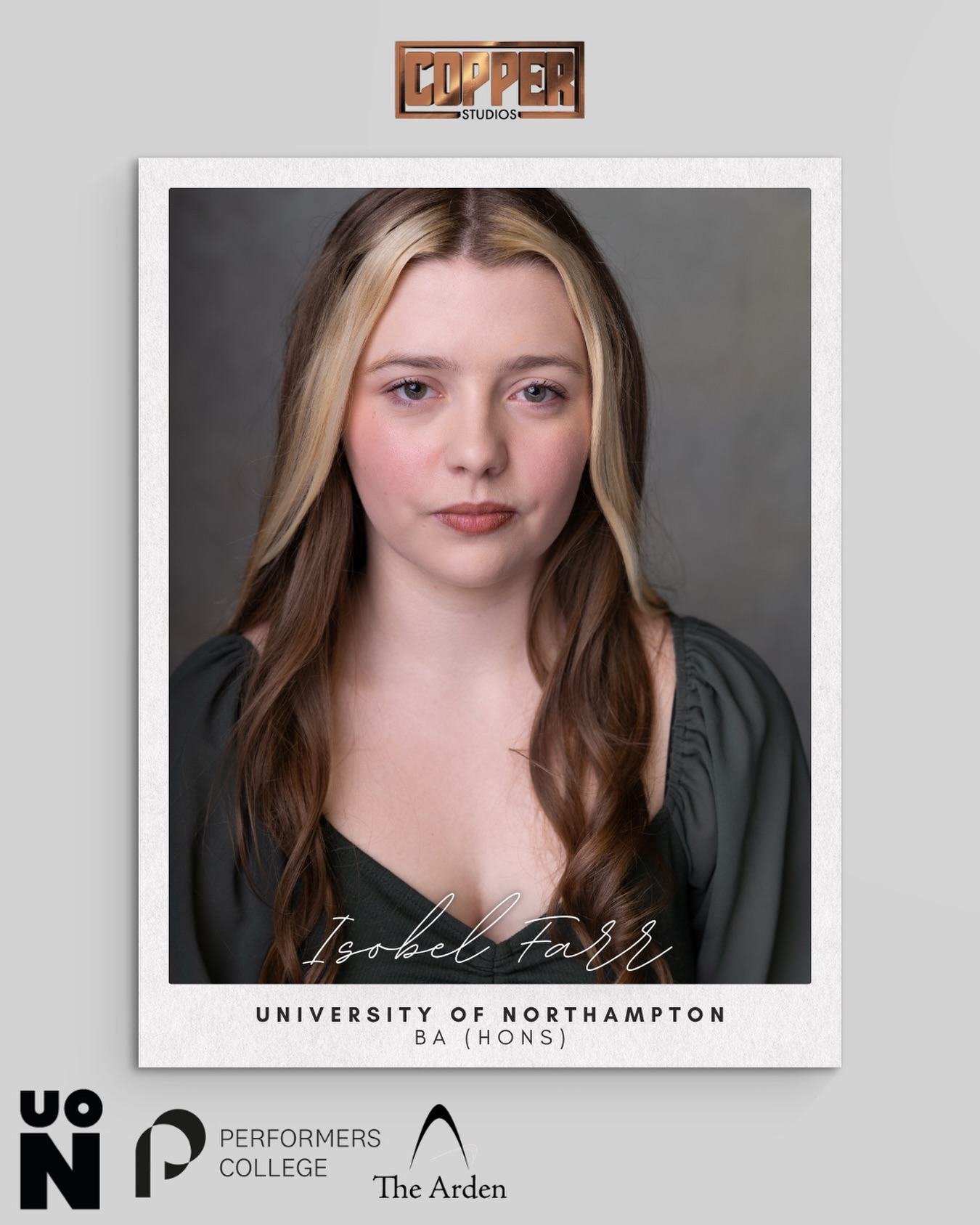 We are beyond proud to share that Isobel has secured offers from Performers College - Essex and The Arden 💛
After careful consideration, she has chosen to follow an exciting creative pathway, accepting her place at the University of Northampton to study Hair, Make Up and Prosthetics for Stage and Screen.
We are delighted to see our students exploring all areas of the creative industry and forging their own unique paths ✨
Watching Isobel grow into the creative she is today has been an absolute privilege. Her passion, dedication and individuality have always shone through, and this is just the beginning. We’re so proud of her!
Your Copper family will be cheering you on every step of the way, go and shine Isobel ✨
#DramaSchoolSuccess #CopperStudios #UniversityOfNorthampton