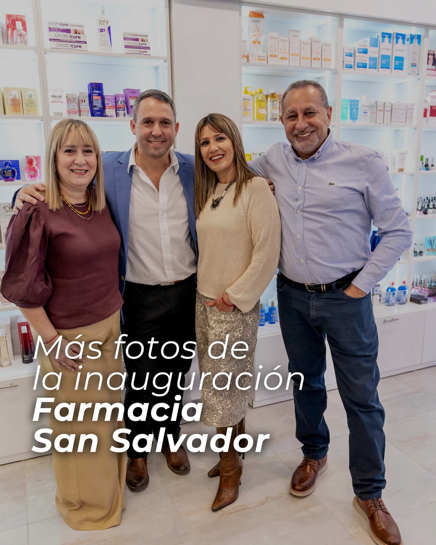 Así se vivió la inauguración de @farmaciasansalvador_ush, con vecinos, amigos y clientes acompañando este gran momento.
¿Estuviste?
📸 Buscate en LAMUY.