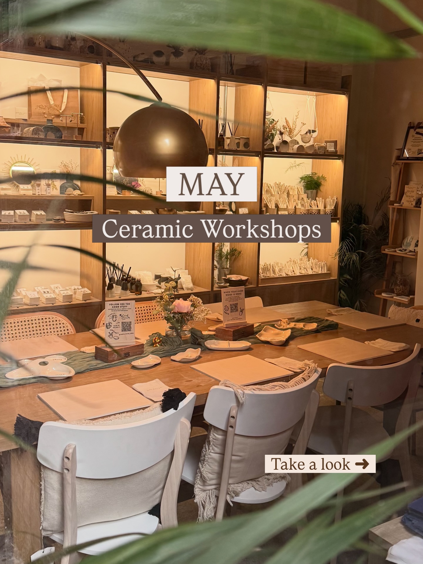 May workshops are here 🌿
Scroll for dates + details ✨