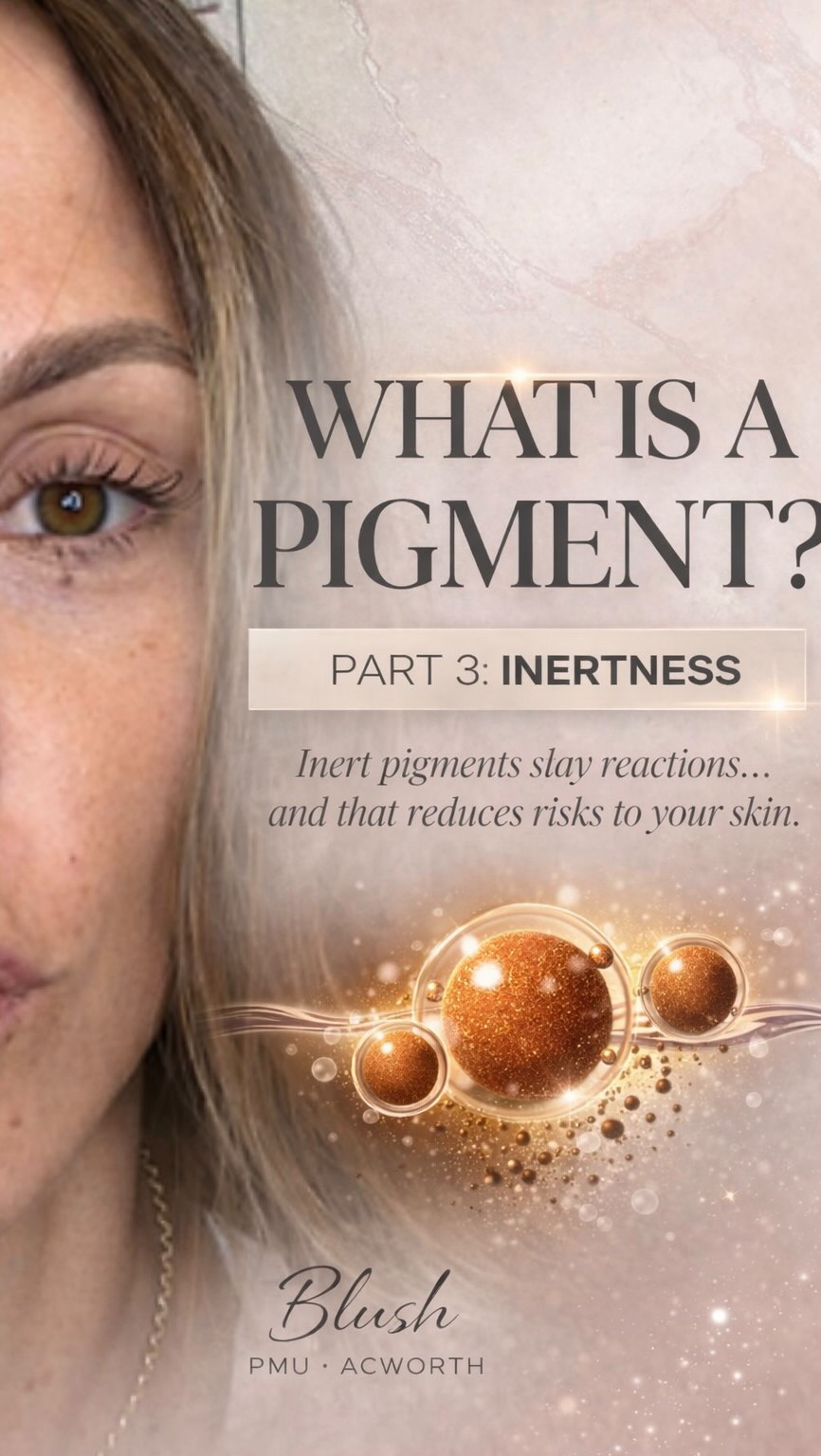 Inertness is the third key property of a well-designed pigment, and it’s what keeps your results stable over time 🧬✨
A pigment that is inert does not react with the skin, the immune system, or surrounding chemicals. It stays chemically unchanged after implantation, meaning it won’t break down unpredictably, shift color due to reactions, or trigger unnecessary irritation.
In permanent makeup, this is everything. Because once a pigment is in the skin, you don’t want it “doing” anything. You want it to stay calm, stable, and consistent 🤍
Inert pigment = predictable healing, true color, and long-term reliability 🔬
#pmueducation #pmutraining #pmutrainer #pigmentology #aam