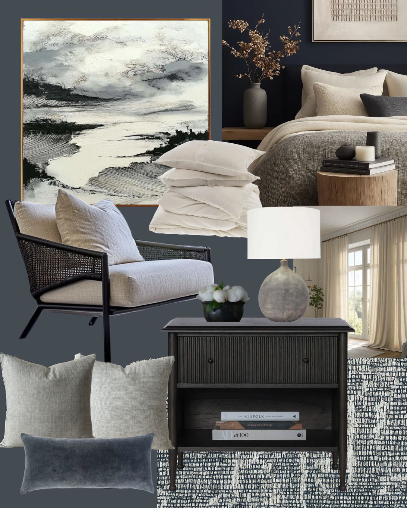 A craftsman home with a very modern brief: black, white, and grey.
It made us pause.
Our focus was keeping the integrity of the home while still delivering the look they were drawn to. We leaned into subtle Scandinavian influence to bridge that gap—clean, restrained, but still warm.
Instead of defaulting to black, we introduced tonal blues to soften the palette and bring some life into the space without losing the modern edge.
The result feels aligned, not forced. Modern, but still true to the home.
#degiannidesigns #soulfulliving