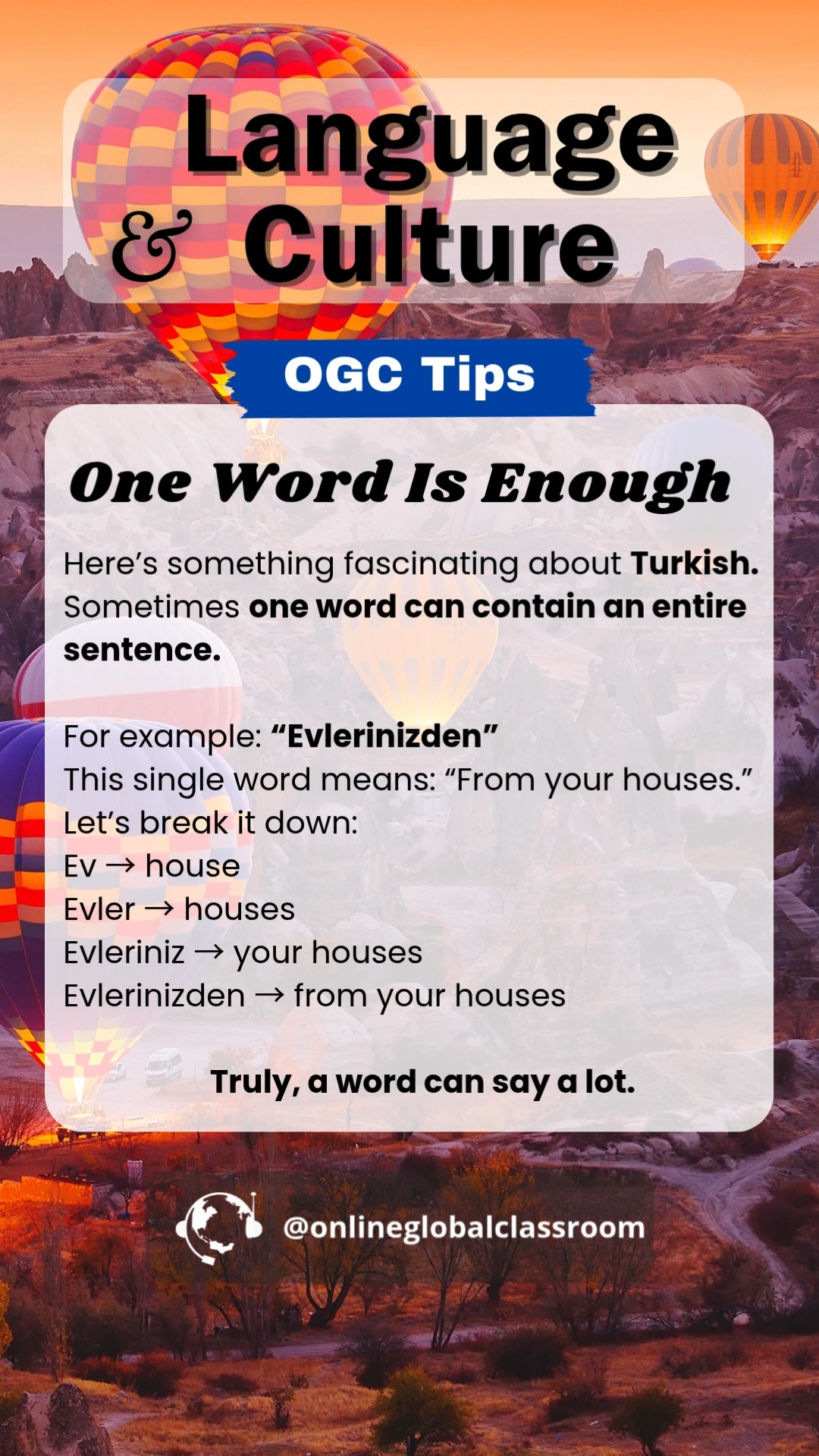 Turkish is an agglutinative language, meaning it adds suffixes to a base word to create new meanings.
This structure allows a single word to carry what would be an entire phrase in many other languages.
Languages don’t just translate ideas — they build them differently.
#facts #didyouknow #knowledge #trending #viralfacts #Culture #Language #onlinelearning #InspiredDaily