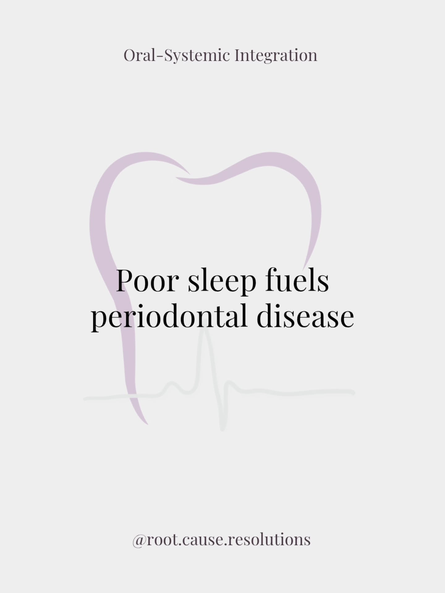 💤 When sleep quality drops, inflammation rises, cortisol stays elevated, immune response weakens, tissue healing slows.
This creates the perfect environment for periodontal breakdown to accelerate.
If you’re only treating the gums but not asking about sleep, you’re missing a major piece of the puzzle.
✨️ Quality sleep is foundational to periodontal stability.
#airwaydentistry #wholebodyhealth #oralhealth #myofunctionaltherapy #RDH