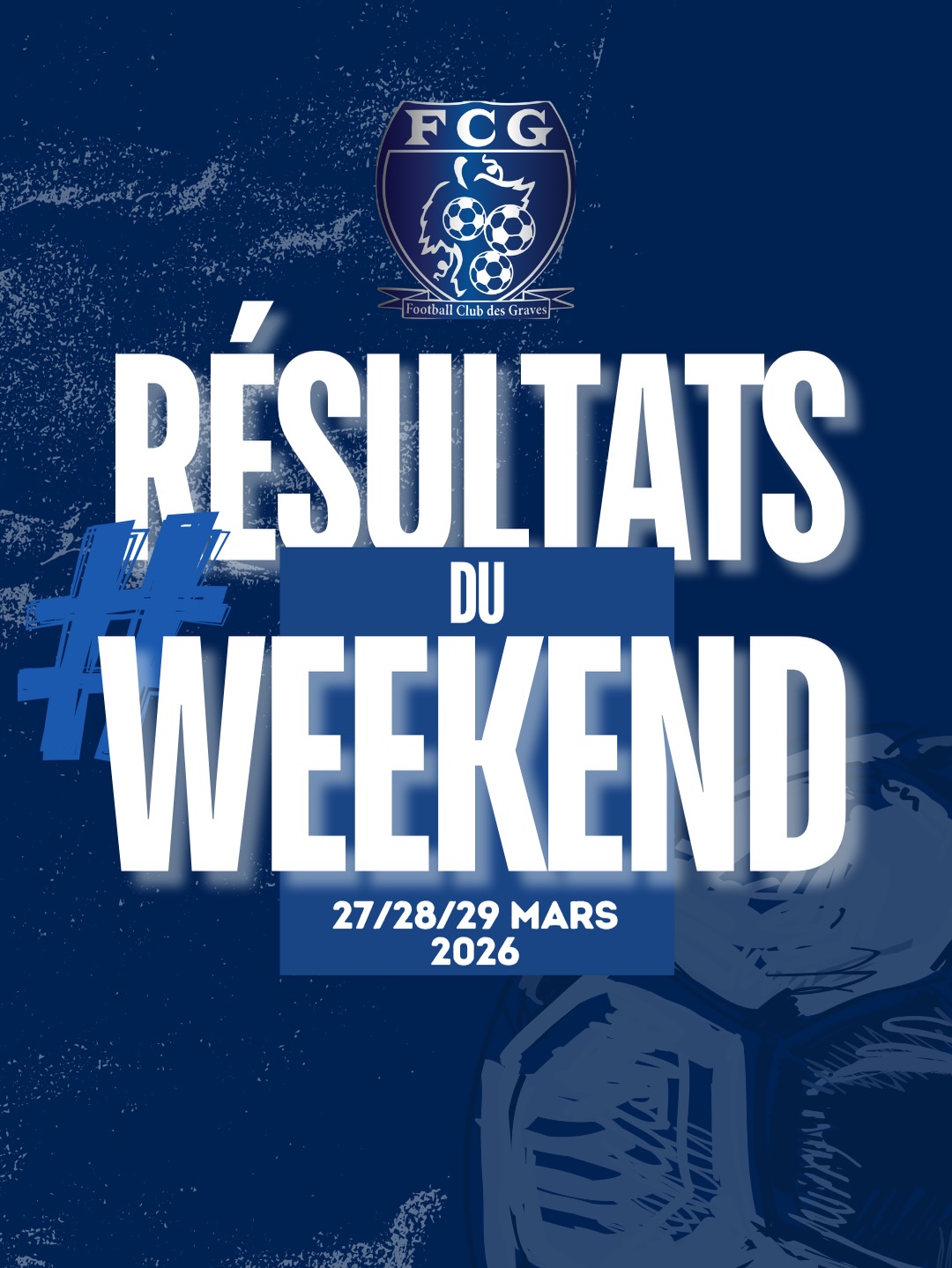 đ RĂ©sultats du week-end
DĂ©couvrez tous les scores de nos Ă©quipes engagĂ©es ce week-end âœïžđđ€
#FCG #EspritClub #Résultats
