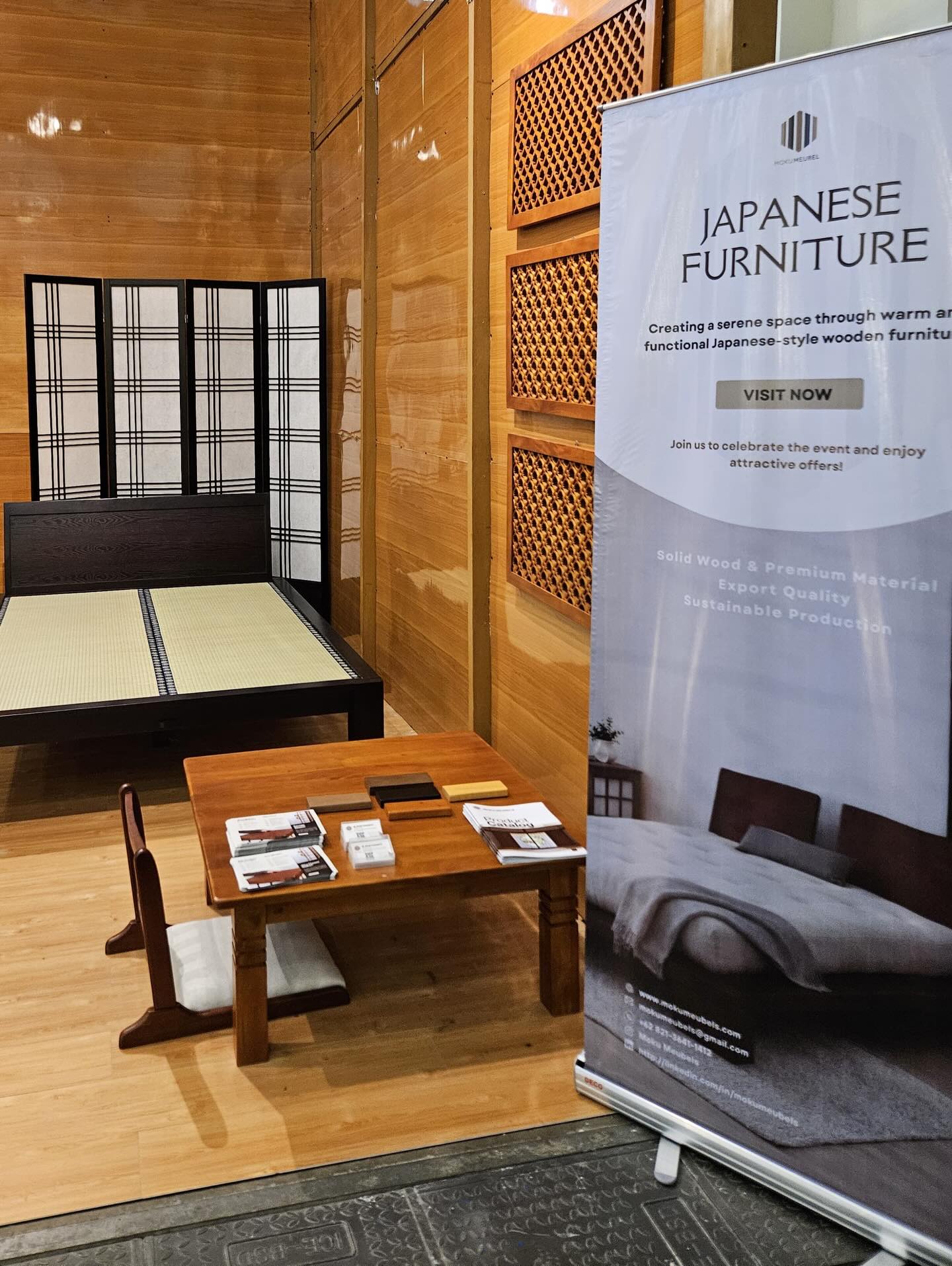 This year, we had the opportunity to showcase our Japanese-inspired furniture at one of the biggest international exhibitions, IFEX 2026. A space where simplicity meets craftsmanship, and every piece tells a story of thoughtful design.
From natural materials to refined details, each collection reflects our commitment to creating timeless furniture for modern living.
Grateful for everyone who stopped by, shared conversations, and showed love to Moku Meubels. 🤍
This is just the beginning—we’re excited for what’s ahead.
#IFEX2026 #MokuMeubels #FurnitureDesign #JapaneseInspired #IndonesianFurniture