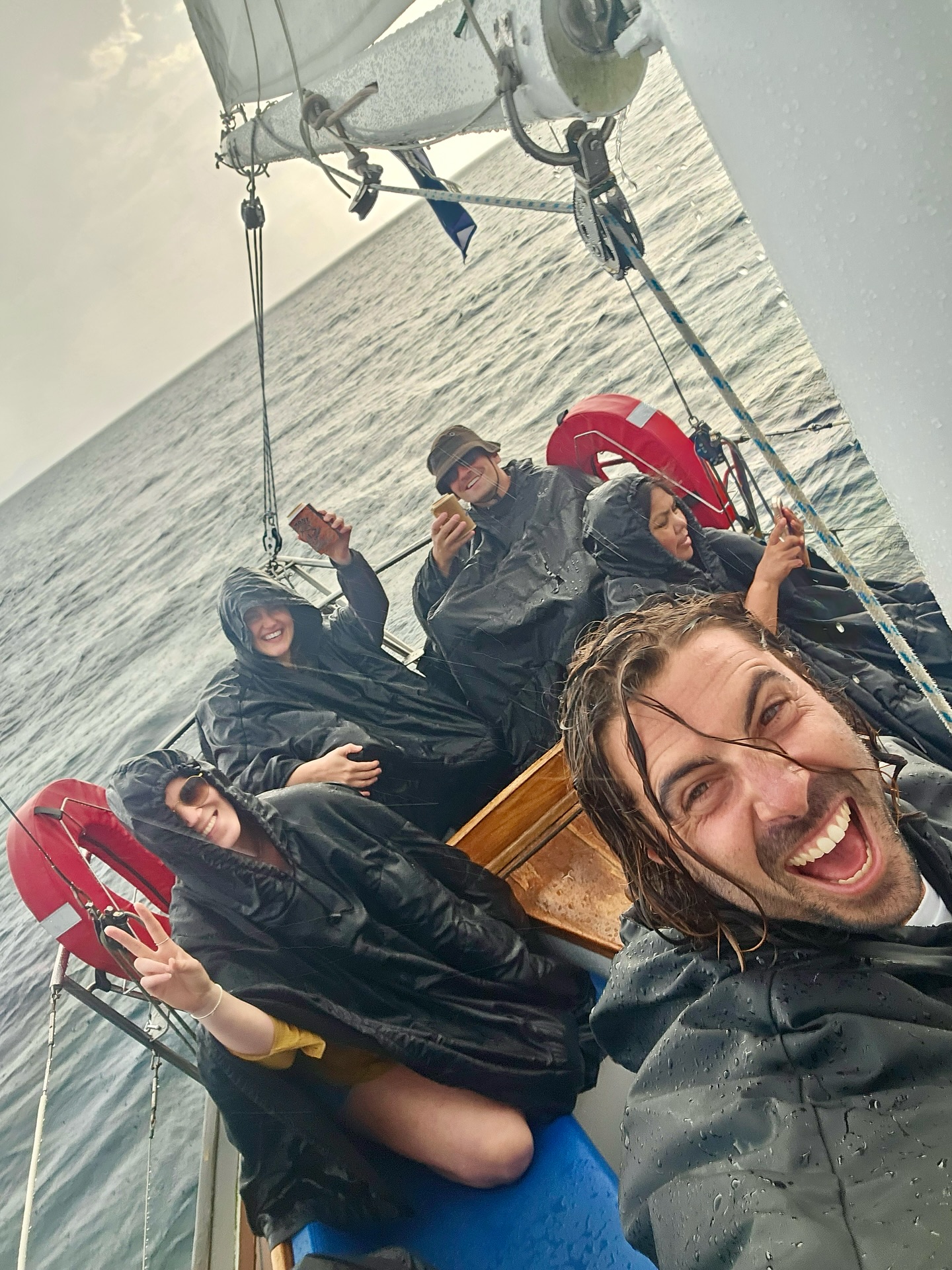 Anybody can sail in the sunshine. But how about in the rain?
Made the most of it with this awesome crew on board who still managed to have a great time, ponchos and all!
Looks like the sunshine’s back on this weekend! Rain or shine, Sail Barbary is where the fun is 😆
#SailBarbary #EcoFriendlyFun #RainyMood