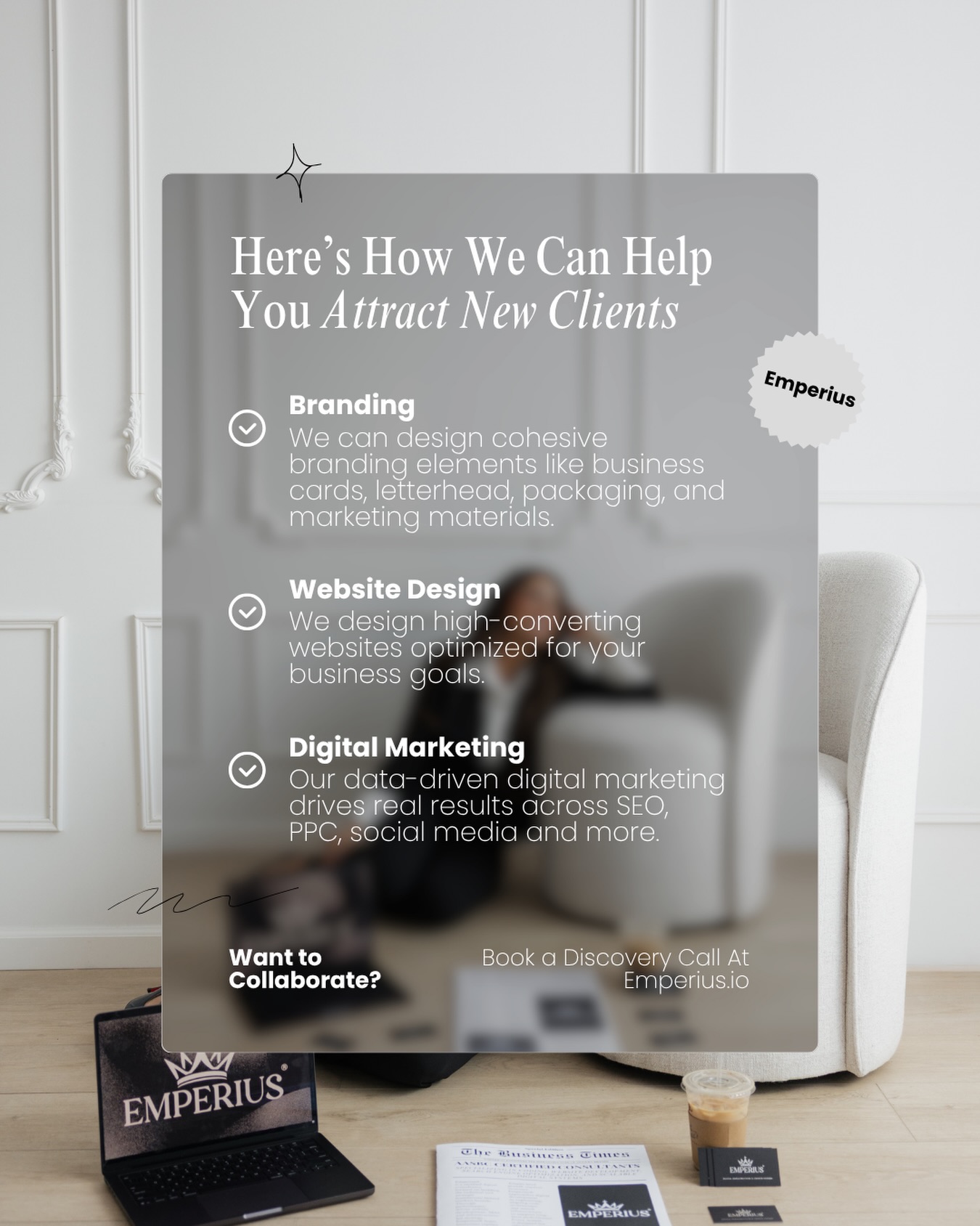 This is just the tip of the iceberg. ✨🤍
At Emperius®, we don’t just build brands, we engineer systems that convert. Through elevated website design, strategic SEO, and infrastructure that actually works, we’ve helped our clients transform their businesses from overlooked to in-demand.
Results that speak:
• +300% sales growth for catering clients
• #1 rankings for permanent jewelry and luxury jewelry brands in their service areas
• Cohesive, trustworthy brand identities that attract and retain high-value customers
This isn’t luck. It’s structure, strategy, and execution.
Ready to build something that performs?