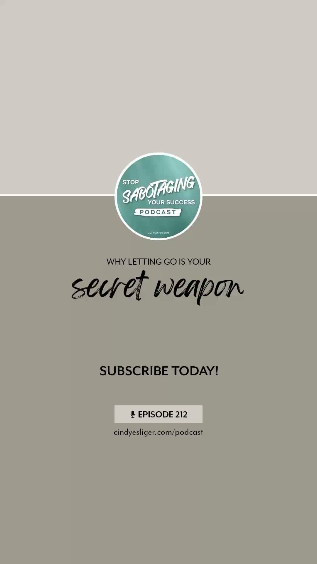 In case you missed it… #StopSabotagingYourSuccess Episode 212:
True leadership isn't about doing everything yourself. It's about empowering others, creating systems, ensuring that more things get done through the coordinated efforts of many people.
Subscribe now at APPLE PODCASTS or SPOTIFY or wherever you get your podcasts. For more information: http://cindyesliger.com/podcast
#BurnoutPrevention #WorkplaceStrategy #TheConfidenceCollective #CareerGrowth