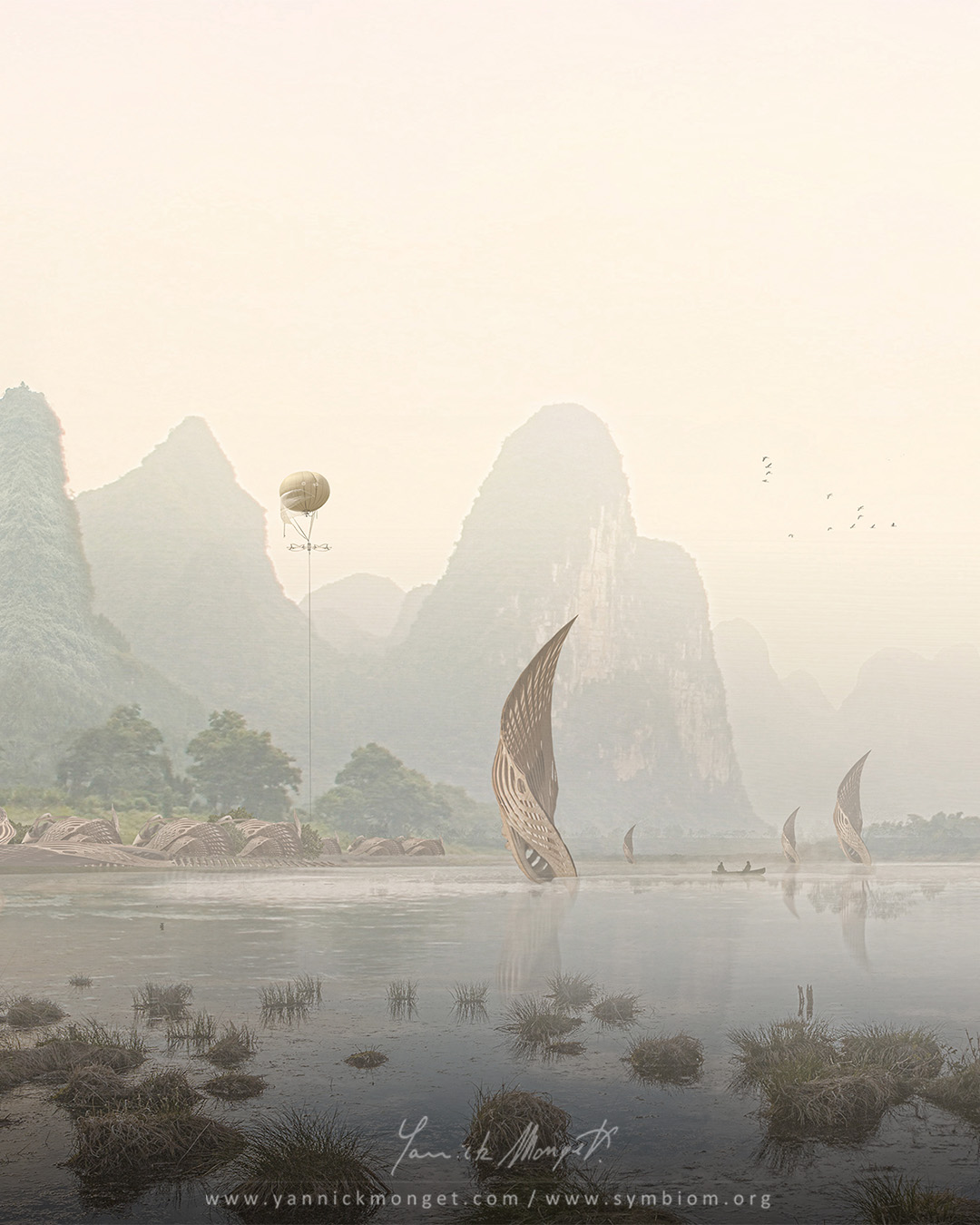 Je cherchais à poster une vision apaisante de notre avenir cette semaine, et aux vues de l'actualité, je me suis dit que ce ne serait pas une mauvaise idée.
Toujours dans cette thématique visant à imaginer de possibles civilisations du futur, j’avais imaginé cette société, qui, à l’inverse des images hyper-technologiques que la science-fiction nous offre le plus souvent, s’est orienté ici a contrario vers un modèle au plus près de la nature, un retour aux sources en quelque sorte.
❯ Nouveauté : Vous pourrez trouver à partir d'aujourd'hui de plus en plus de ces peintures, enrichies de nouvelles animations et de textes explicatifs mis à jour sur le blog de mon site officiel / www.yannickmonget.com, Voici d’ailleurs le lien direct vers l’article source du blog en lien avec cette œuvre : https://www.symbiom.org/post/legende-pr0209v01
__________________
SOURCE : Peinture numérique tirée du livre HOPES, Symbiom Editions 2021
Commander le livre : https://www.symbiom.org/hopes
__________________
NOTES SUR L'IA : L'œuvre originale à la base de cette projection est une œuvre artistique, réalisée sans aucun recours à l'IA / L'intelligence artificielle n'est utilisée ici que comme outil complémentaire permettant d'animer et explorer l'avenir dessiné par l'auteur.
__________________
SUIVRE L'AUTEUR SUR LES RESEAUX SOCIAUX
Ces différentes pages vous permettront de voyager régulièrement dans d'innombrables futurs possibles afin de mieux appréhender les menaces et défis pesant sur notre monde, mais également de mieux visualiser les innombrables solutions existant et espoirs qui demeurent.
https://www.instagram.com/yannickmonget
https://www.linkedin.com/in/yannick-monget
https://www.facebook.com/yannickmonget
https://www.youtube.com/@yannick.monget
#chine #riviereli #symbiose #symbiosis #resilience #respect #planet #ecologie #ecology #biodiversity #utopia #utopie #hopes #future #futur #sciences #tomorrow #digitalart #painting #artist #artbook #book #livre #yannickmonget