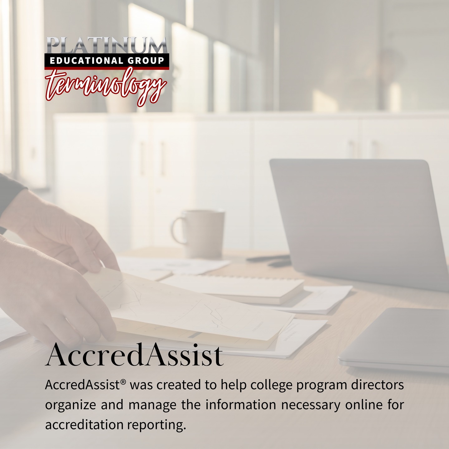 đď¸ March Terminology Spotlight: AccredAssistÂŽ
AccredAssistÂŽ was created to help college program directors organize and manage the information necessary online for accreditation reporting.
đ Swipe to the next slide to hear from Tom OâConnor, EMS Program Director at @venturacollegeofficial , CA, as he shares how AccredAssistÂŽ is supporting his program. As he puts it, it truly helps tie everything together.
#PlatinumTerminology #PlatinumEducationalGroup #AccredAssist
