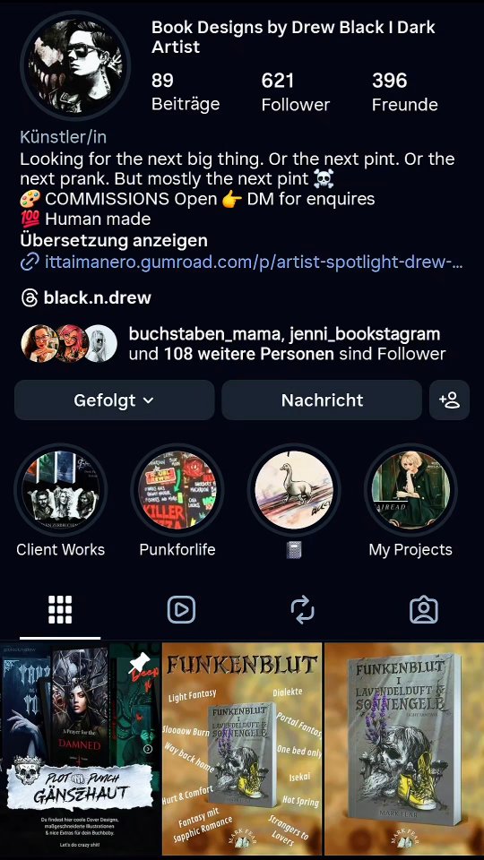 Wenn du diesen Künstler an deiner Seite hast, können nur einzigartige Geschichten entstehen.
Danke für alles @black.n.drew 🩶
#artist #illustration #coverdesigner #noaiart