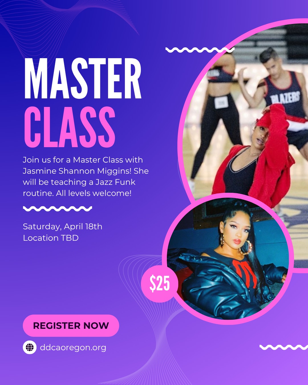 We are so excited to announce our Spring Master Class instructor! We hope youโll dance with her on April 18th.
#springeducation #masterclass #jazzfunk