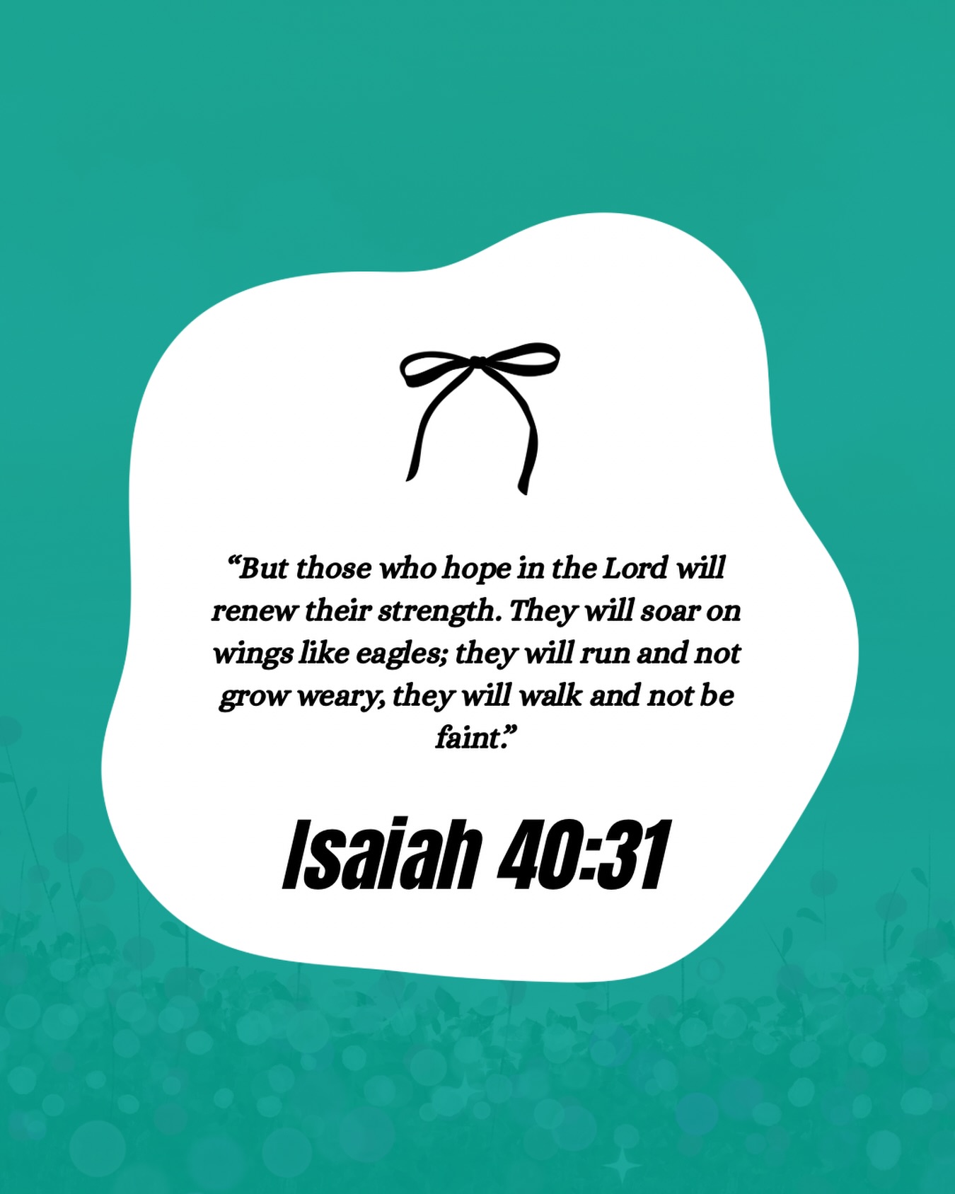 “But those who hope in the Lord will renew their strength. They will soar on wings like eagles…” — Isaiah 40:31 (NIV)
Life can feel like a marathon—long, exhausting, and overwhelming. But God never asked you to run it alone. When your strength runs out, His begins. Keep going. Keep trusting. You may feel weary, but you are not without power.
🕊️ The same God who called you will sustain you.
Don’t stop now—you’re closer than you think.
#RunTheRace #StrengthInGod #Isaiah4031 #FaithJourney #endurance
