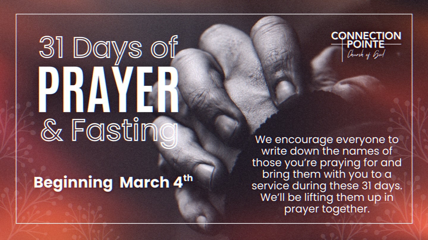 As we near the completion of our 31 Days of Prayer & Fasting (ending April 3rd), we want to gather together one more time in unity. 🙏
Tonight, Wednesday, April 1st at 6:30 PM, we will be meeting at the church for a special time of prayer as we continue lifting up the names of those we’ve been believing for.
Following prayer, we will have a time of foot washing for those who would like to stay and participate, reflecting on the example Jesus gave us:
“If I then, your Lord and Teacher, have washed your feet, you also ought to wash one another’s feet.” — John 13:14
Prayer will begin first, and the foot washing will take place afterward for anyone who wishes to participate.
We would love for you to join us for this meaningful time together.