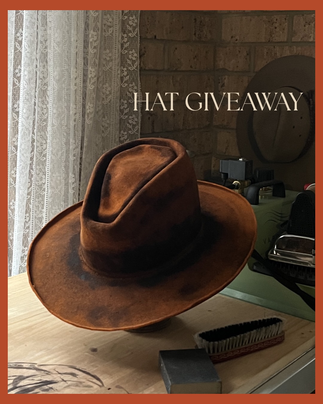 GIVEAWAY 🏜️
After the worst customer interaction I’ve ever had as a business owner I thought this hat deserved to be loved and enjoyed by someone.
Soooo I’ve got a hat up for grabs and one of you is going to get to make it your own. This hat is pre-shaped with a deadly coffin crown and distressed to all hell. You will be able to custom the brim shape and all the embellishments on the hat!
To enter:
• Like this post
• Make sure you’re following @getoutsidehatco
• Comment your guess for the size of the hat (it will be a full size in CM - no half sizes)
• Share on your story AND tag Get Outside for extra entries x
If you guess the correct size, you’ll go into the draw to win the hat and decorate it however you like with up to $75 worth of decorations.
📦 Free postage within Australia
🌎 International winners will need to cover international shipping
Winner will be announced April 14th
Not affiliated with Instagram or Facebook.
