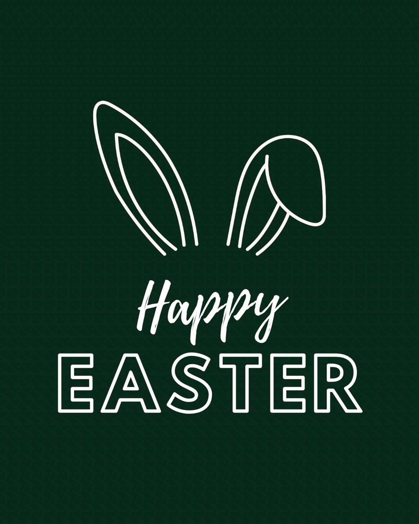 Happy Easter our lovely bunnies! We’re taking a long weekend break and will be back on Tuesday!
We hope you all have some well earned rest, plenty of chocolate (may have eaten all mine already 😅) and some quality time!
Xxx