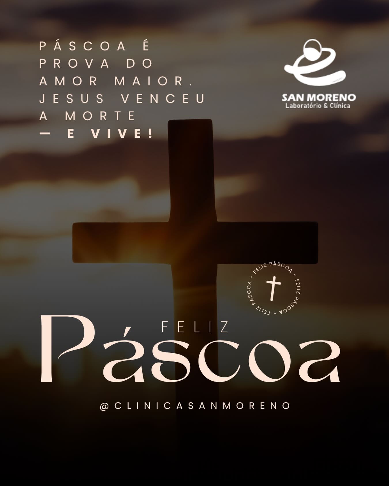 A Páscoa é a maior prova do amor de Deus por nós. ✨
Na ressurreição, encontramos a certeza de que esse amor é mais forte que a dor, mais poderoso que a morte e eterno em cada novo recomeço.
Que hoje você sinta esse amor te envolvendo, renovando sua fé, trazendo paz ao coração e esperança para seguir em frente. 🌿💛
Feliz Páscoa! Que o amor de Deus renasça em você todos os dias. 🙏 #Páscoa #AmorDeDeus #Ressurreição #Fé #Esperança