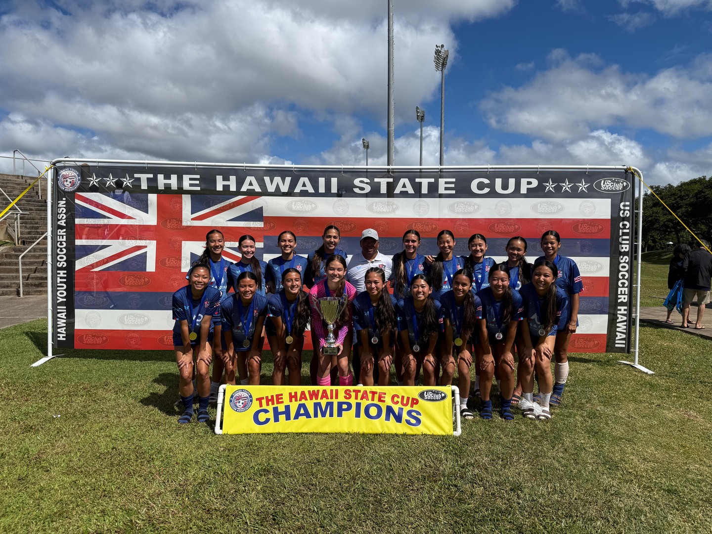 🏆 2009 Girls — State Cup Champions
Led by Coach Jose
Earned through effort, discipline, and belief.
Well done, girls. 🌺⚽️