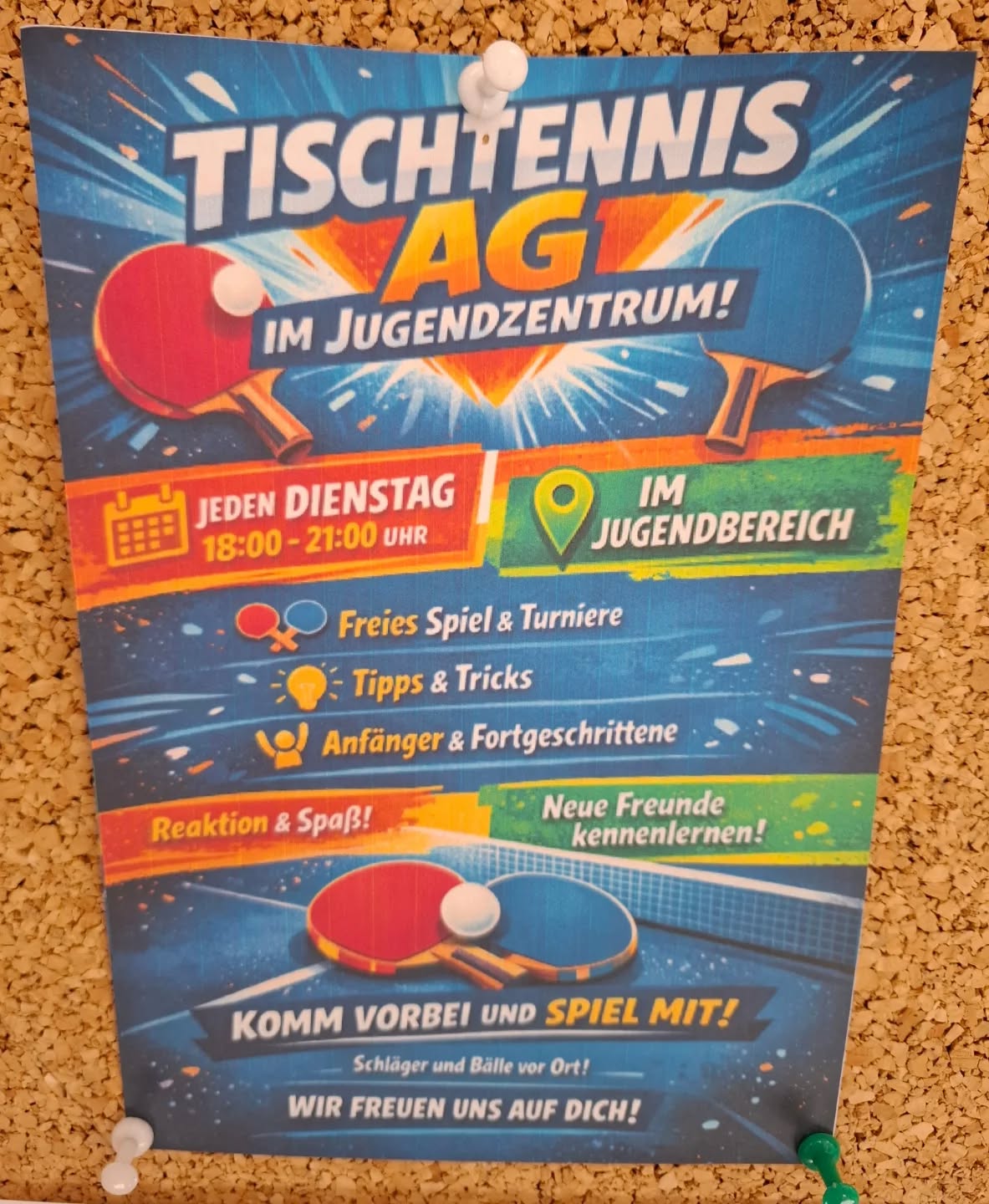 Ab nächste Woche 😊