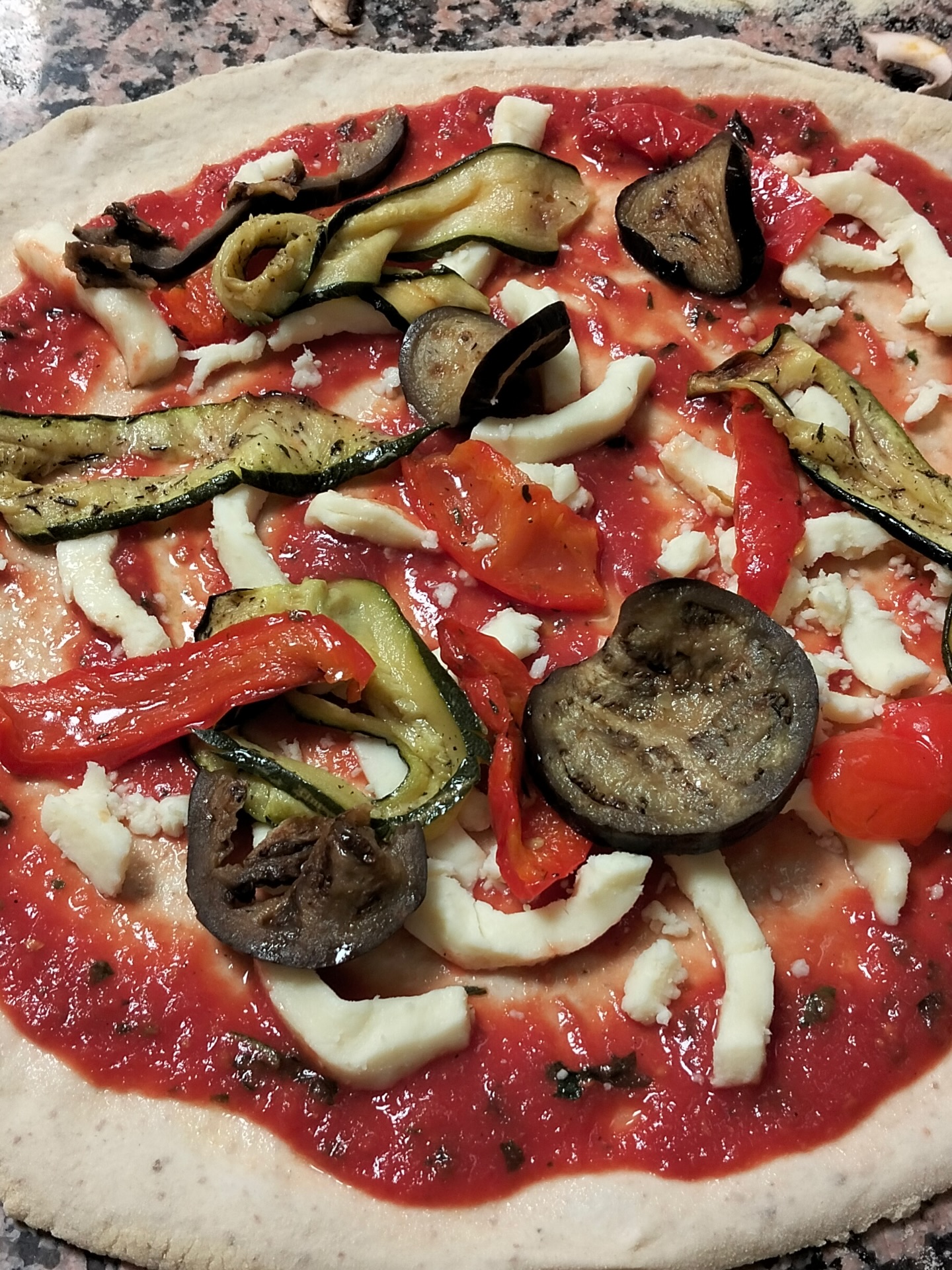 Bringing the garden to the dough. 🍕
Our Ortolana Pizza is loaded with grilled eggplants, courgettes, and peppers over a base of DOP San Marzano tomatoes and creamy Fior di Latte.
Feeling a little different? Swap the tomato for a white base and we’ll top it with a drizzle of balsamic glaze for that extra zing! 🍯
#OrtolanaPizza #SanMarzanoDOP #FiorDiLatte #VeggiePizza #PizzaLover