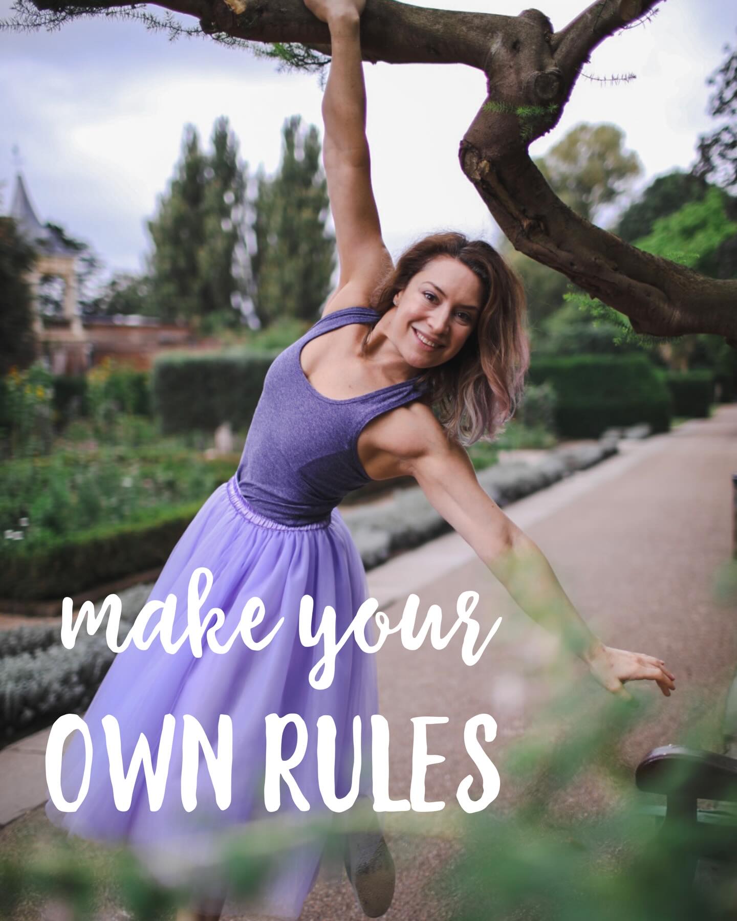 Convention feels safe but it doesn’t work for everyone and can lead us to a life of misery (been there, done that). We sacrifice ourselves for the sake of convention - ie being approved of by other people - and we aren’t fully ourself and end up doing things that are uninspiring and unfulfilling.
Stepping outside it can feel super scary and like you’re going to lose people and things you (think you) love (which does happen, and it’s ok).
But once you choose to make your own rules and be true to yourself, the loss of others feels less painful because you palpably feel the misalignment of hanging onto them.
Create your own rules and you create space for people and opportunities more aligned with you. And that feels fucking great. There are many ways to skin a cat (not that I’ve ever tried).
So, go fly, my pretties! Hang from a tree in a tutu if you want to, (or don’t) and watch the magic happen. ✨