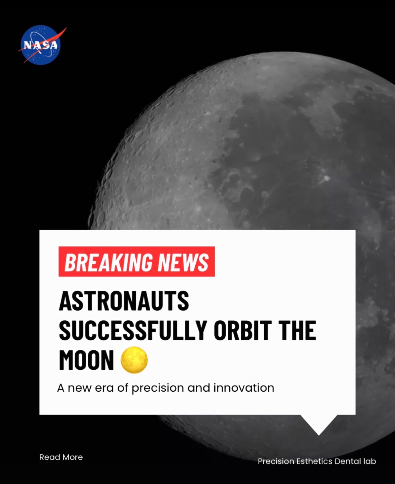 While astronauts are orbiting the moon… we’re perfecting smiles in our lab, that are just stellar🌕✨
Precision, detail, and results that are truly out of this world🚀
#PrecisionEsthetics #outOfThisWorld #DentalLab #smiledesign