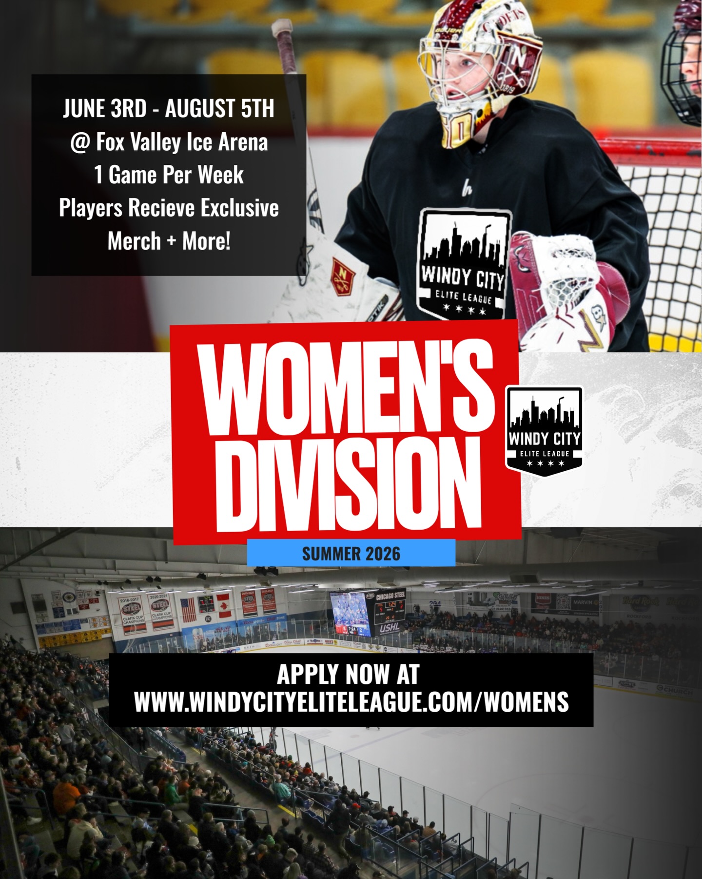 The wait is over! Our women’s division application is LIVE 🎬 for the summer! Apply at the link in our bio for more info. #wcel