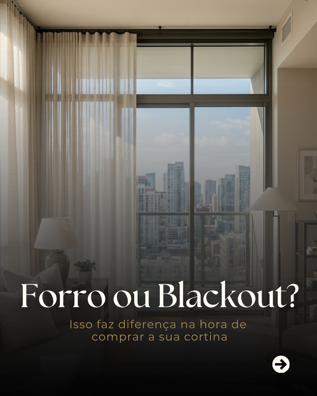Antes de comprar, você precisa entender essa diferença.
Cortina com Forro e Cortina com Blackout parecem a mesma coisa, mas entregam resultados completamente diferentes no seu ambiente.
Cortina com Forro tem uma camada interna que garante mais privacidade, protege o tecido da incidência direta do sol e dá um caimento mais encorpado e elegante à peça. Ideal para salas e ambientes sociais onde você quer beleza com funcionalidade.
A Cortina Blackout vai além: bloqueia até 100% da entrada de luz, o que faz toda diferença para quem tem dificuldade para dormir, trabalha em home office ou quer um home theater de verdade em casa.
A escolha certa depende do ambiente e do que você precisa que aquele espaço entregue para você.
Na Espaço Fino, você conta com consultoria para tomar essa decisão sem erro, e ainda aproveita 33% de desconto em cortinas e persianas durante nossas comemorações de 33 anos.
Acesse o link na bio ou mande uma mensagem e venha descobrir qual solução combina com o seu lar. 🏠