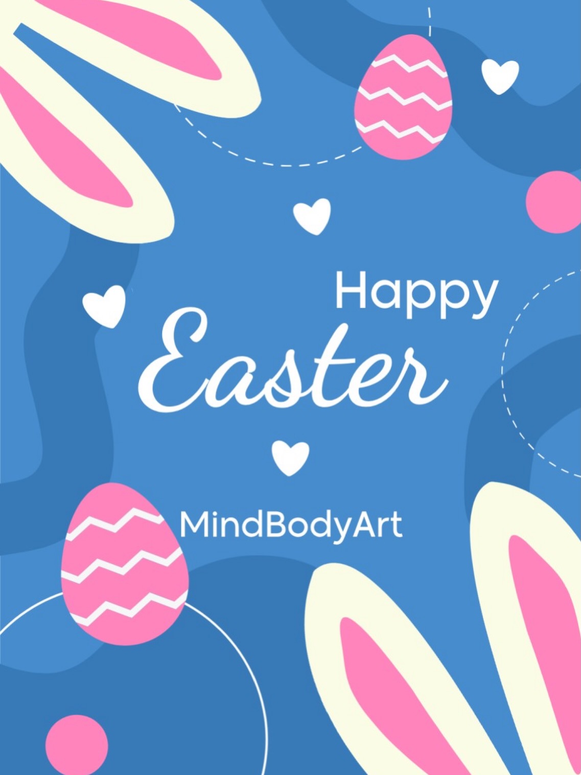 Wishing all of our families a joyful and restful Easter weekend! Whether you are celebrating Easter or simply enjoying the long weekend, we hope this time brings you moments of connection, relaxation, and happiness.🌞🌻
Please note that the studio will be closed for classes on Friday and Saturday in observance of the holiday weekend. We look forward to welcoming everyone back soon, refreshed and ready to dance!
Warmest wishes to you and your families,
💗Your MindBodyArt Faculty