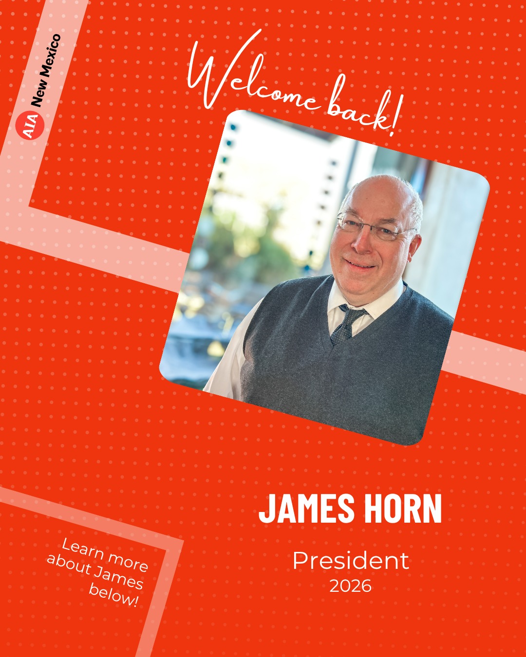 Welcome back to the 2026 AIA New Mexico Board of Directors, President: James Horn, AIA.
1. Why is volunteerism important?
It is a gracious opportunity to assist others, learn and deepen individual knowledge and skills,
and share experiences, while recognizing others around you are doing the same but with a
different story.
I have volunteered in numerous ways during my career – from PTA, Boy Scouts, Girl Scouts,
Church, Habitat for Humanity, Architecture Clubs at local elementary schools, and AIA – and
they each have contributed to my community in different ways.
2. What is one piece of advice you would give those up and coming in the profession?
Make whatever you do in Architecture a Joy and a Pleasure that contributes to the greater good
of our Built Environment. Find your passion and voice in Design, Document Production, Project Management,
Construction, and / or Teaching.
3. What's your favorite way to recharge / or what inspires you?
- Visiting and Studying my favorite Architects’ buildings – Nuetra, Frey, Mies, Corbu, Mayne,
Koolhaas, Bruder, Holl, Foster, Chipperfield, and Hawkinson.
- Reading Architecture Theory, Biographies, and Post Modern Philosophy, Science Fiction /
Fantasy, and American Realism Classics.
- Playing a vinyl record from my collection of Bluegrass, Jazz, and Country, and playing
Bluegrass, Jazz, and Country on my Five String Banjo.
- Spending time with Family and Friends.
#aia #leadership #board #boardofdirectors #president #newmexico #architecture #design #architect @aiasantafe @spearshornarch