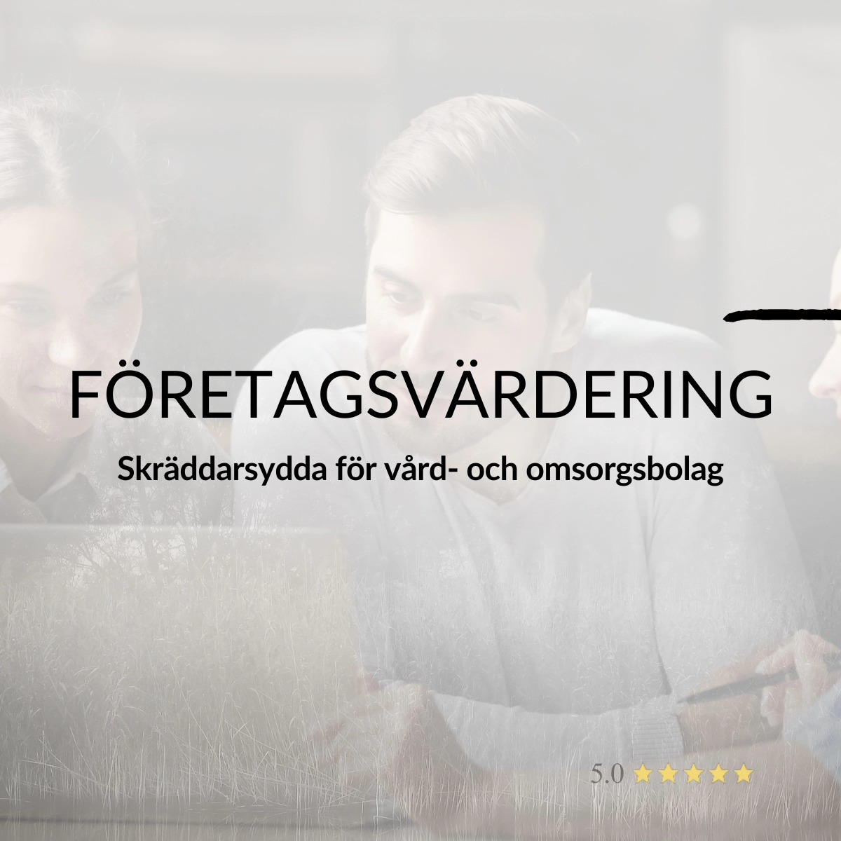 Företagsvärdering – Vi är experterna inom vård och omsorg
Med 14 års erfarenhet av vård- och omsorgsbranschen erbjuder vi noggranna och skräddarsydda företagsvärderingar. Vi hjälper dig att få rätt pris för ditt företag, med fasta arvoden och full transparens genom hela processen.
Kontakta oss för en kostnadsfri värdering!
#företagsvärdering #vårdsektorn #företagsmäklare