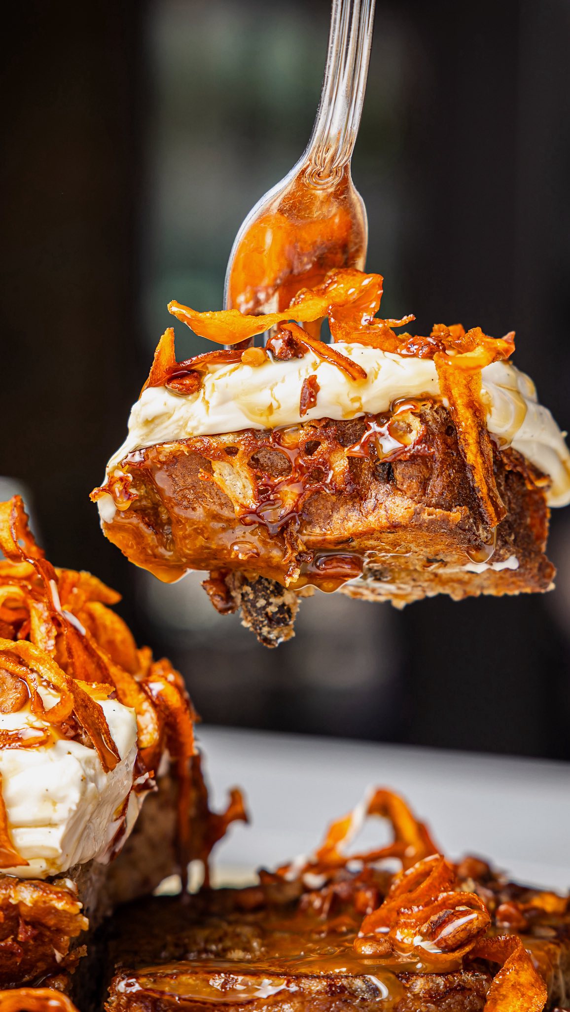 some bunny said brunch just got sweeter 🐣 carrot cake meets french toast in a stack that’s ....