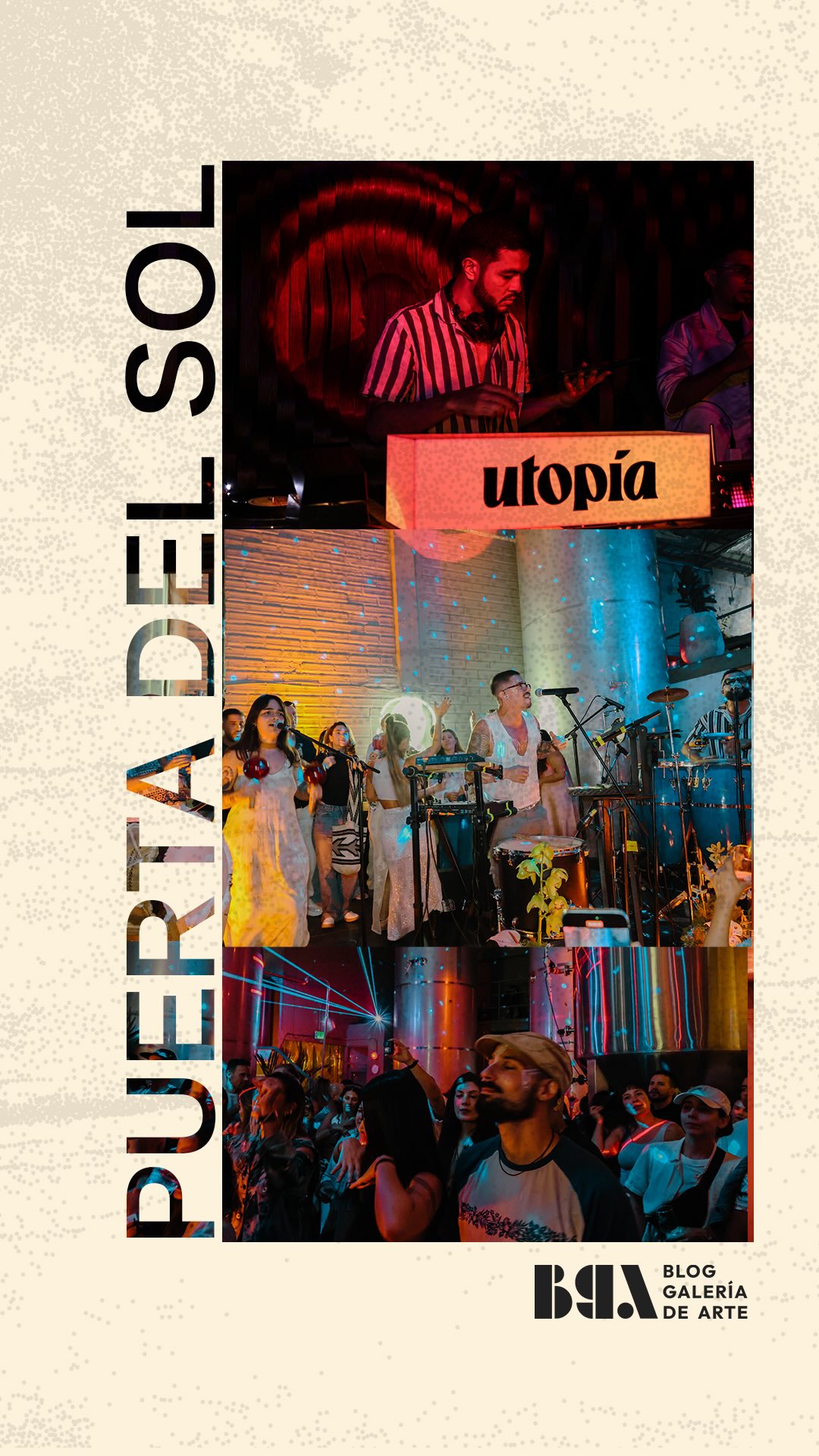 ☀️PUERTA DEL SOL
📌Organiza: @proyecto_utopia_
📌Lee la nota completa en Bloggaleriadearte.com