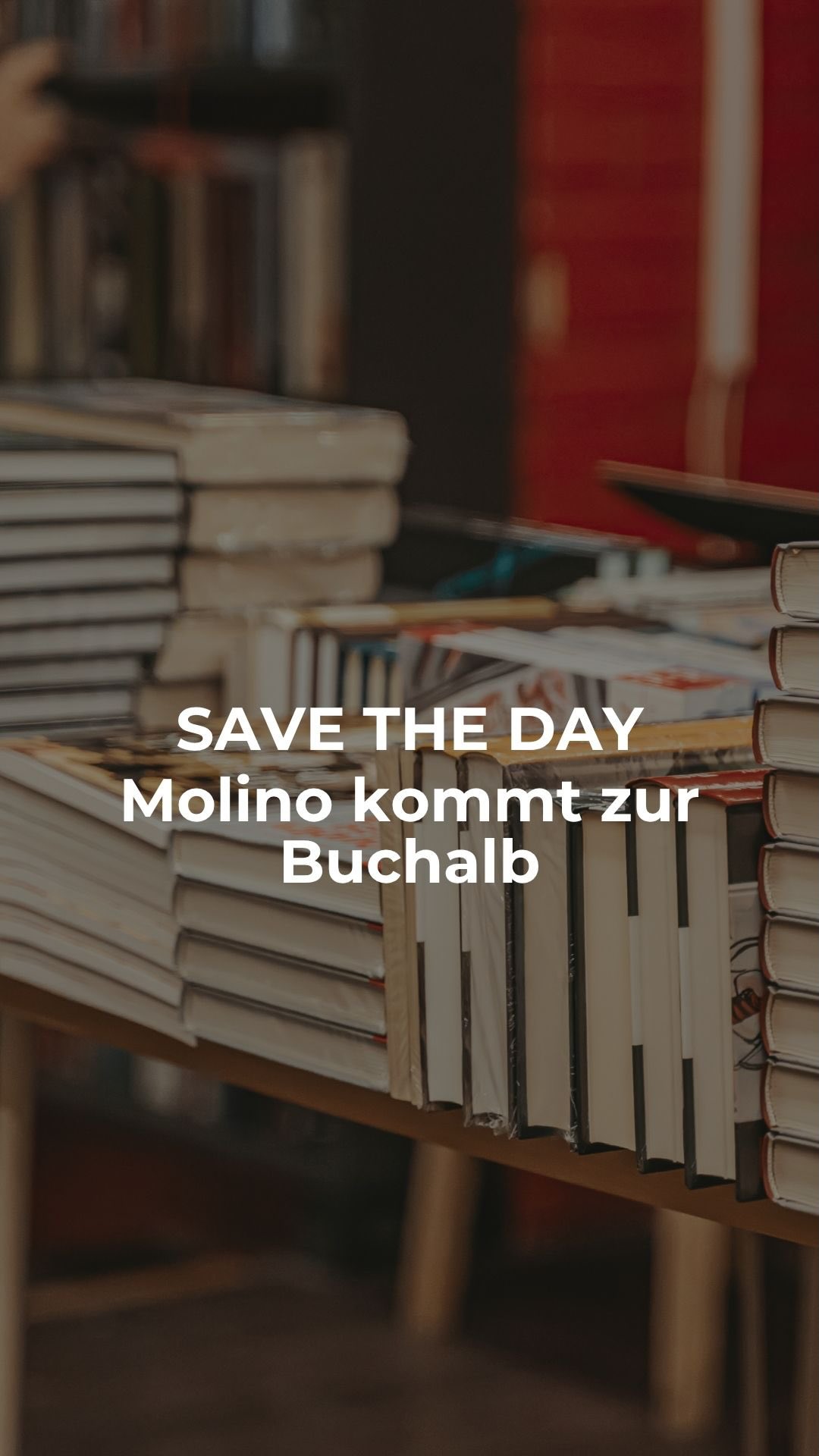 Aufgepasst: Am 14.06. findet die @buch_alb Buchmesse statt und unsere Bücher sind mit dabei! 🎉📚
Freu dich auf:
Buchkultur mit schwäbischer Gemütlichkeit
persönliche Begegnungen für alle, die Bücher lieben
Wir sehen uns auf der Buchalb in Sonnenbühl-Erpfingen.
#molino #messe #buchmesse #event #bücher