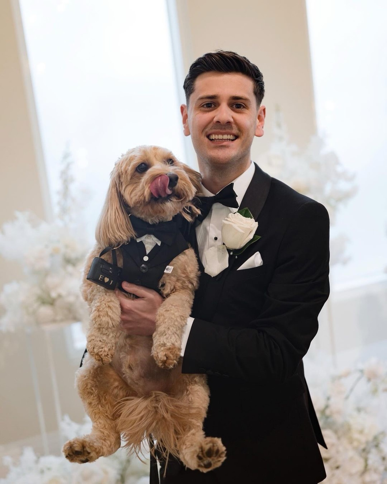 Man’s Best Friend 🐶 Yes, he had his best mate right there with him 🐾
Because honestly… it just wouldn’t have felt right without him.
Your dog’s been part of it all… so of course they deserve to be there on a day like this. And really, it doesn’t get much better than that.
#melbournewedding #meadowbankestate #melbournecelebrant
