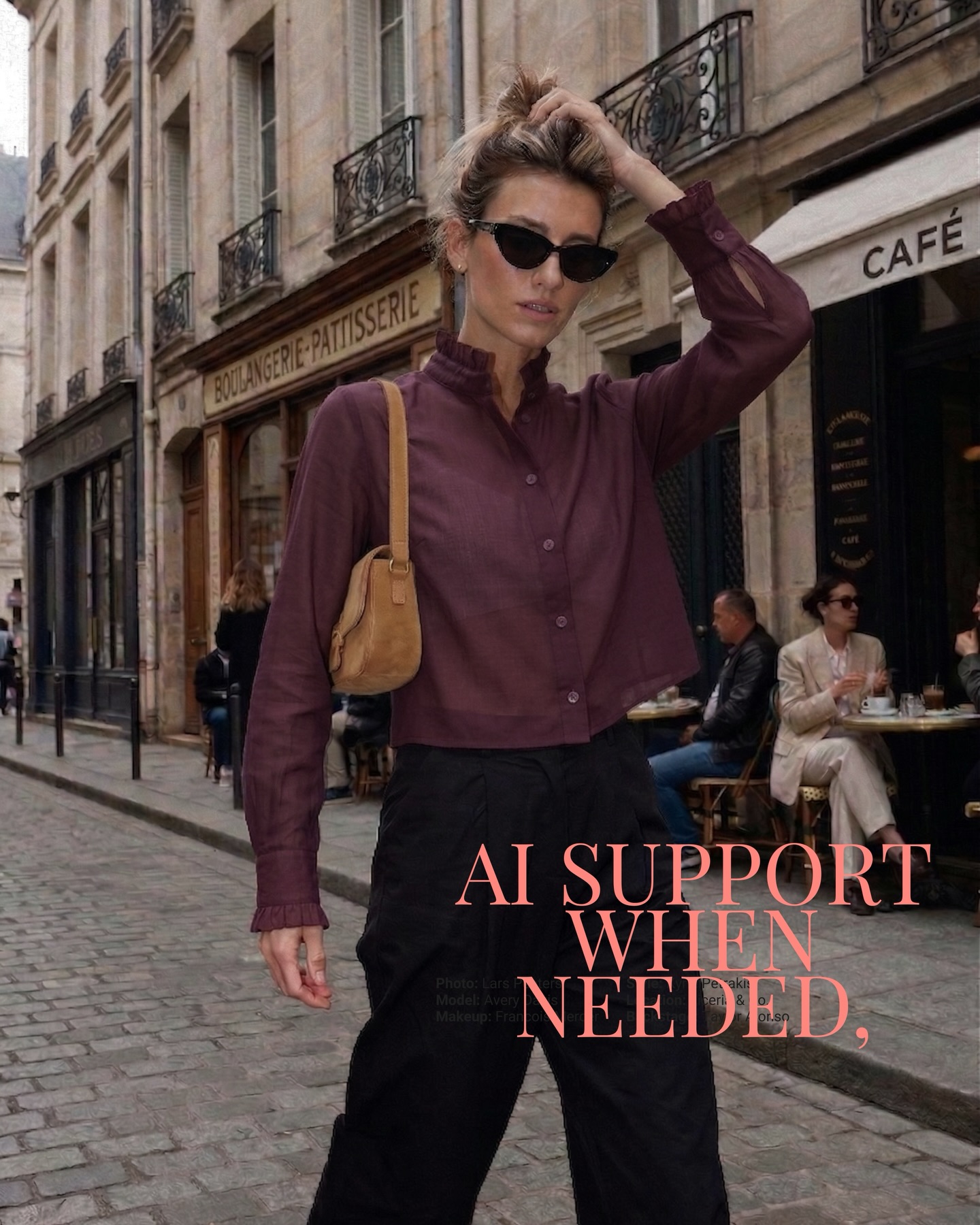 Ai support when needed,
correct usage,
choices that yield high-quality results,
not the entire project but as a supporting tool.