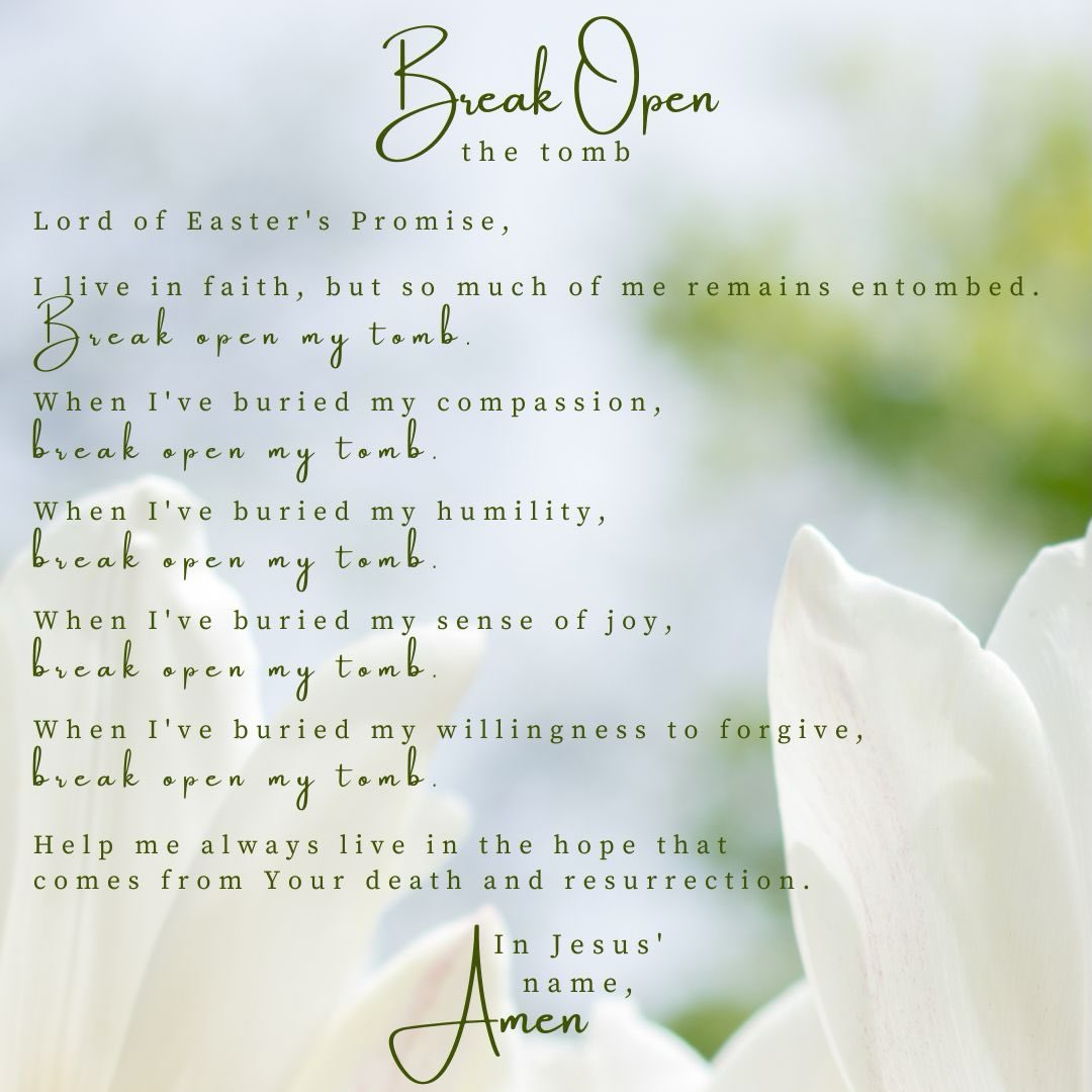 Let’s always live like Easter people.