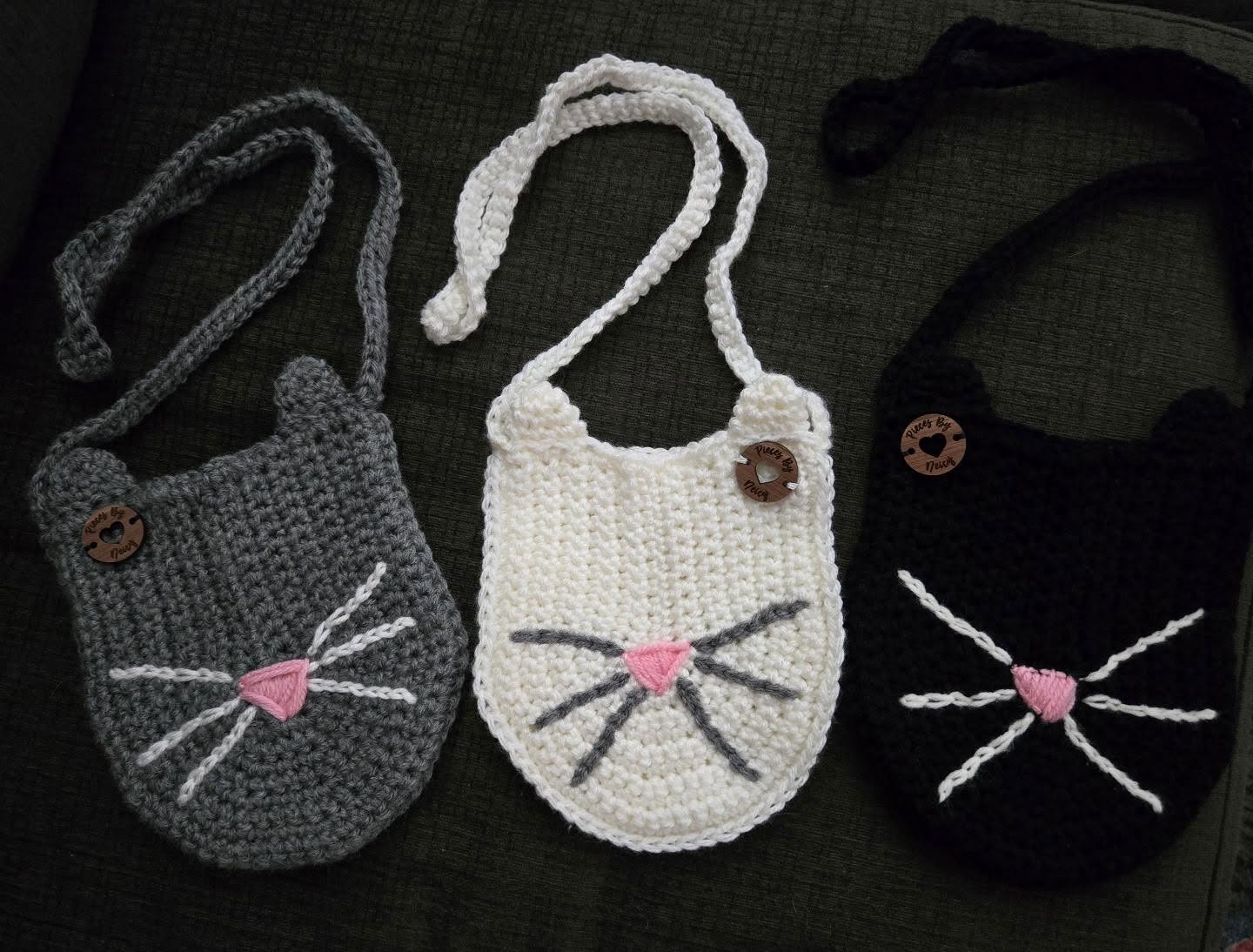 My newest creation kitty purses!!🙀