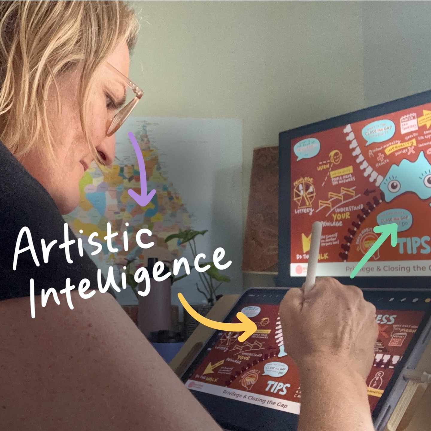 Okay hear me out!
Everyone's talking about AI like it's coming for our jobs.
But here's what I keep coming back to.
AI gives you the average. The middle. The most probable answer based on a billion data points.
Artistic intelligence goes somewhere else entirely.
It pushes to the edges. It asks weird questions. It runs your brief against a whole lifetime of living, making, failing, noticing – and finds something nobody else would have found.
That's not something you can prompt engineer your way to.
It's something you've spent years becoming.
So maybe we stop worrying about keeping up and start doubling down on the thing only we can bring.
The weird bit. The specific bit. The bit that comes from being exactly who you are.
That's the bit I'm leaning into - while leaning on AI tools to do all the bits I don't like. 😄