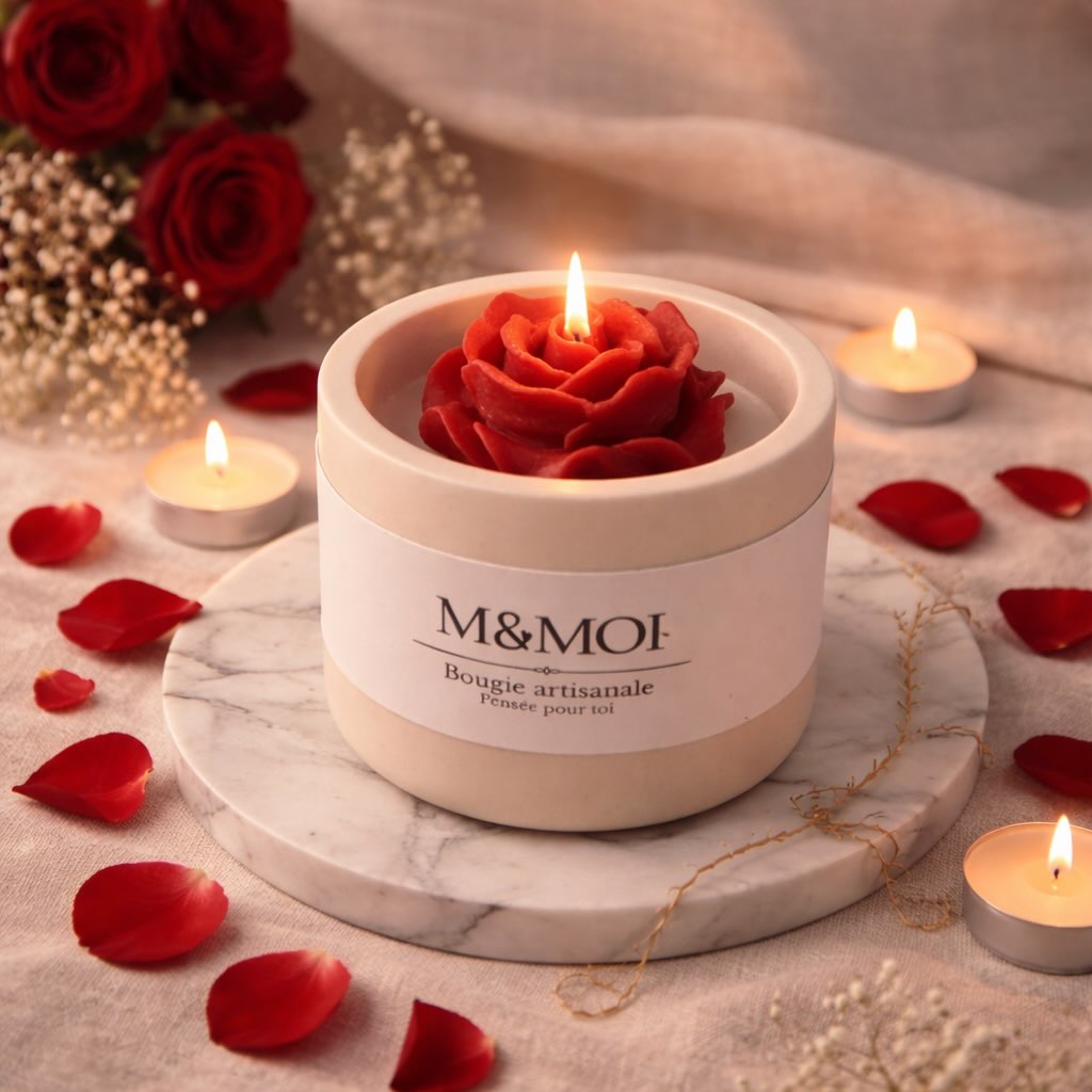 ✨ Ton moment M&MOI ✨
Une bougie délicate où une rose en fleur s’illumine au cœur du pot…
Une touche romantique, douce et élégante pour sublimer tes instants. 🌹
Pensée pour toi, créée avec amour 🤍
#candle #artisan #madeinbelgium🇧🇪 #cocooning #homedecor