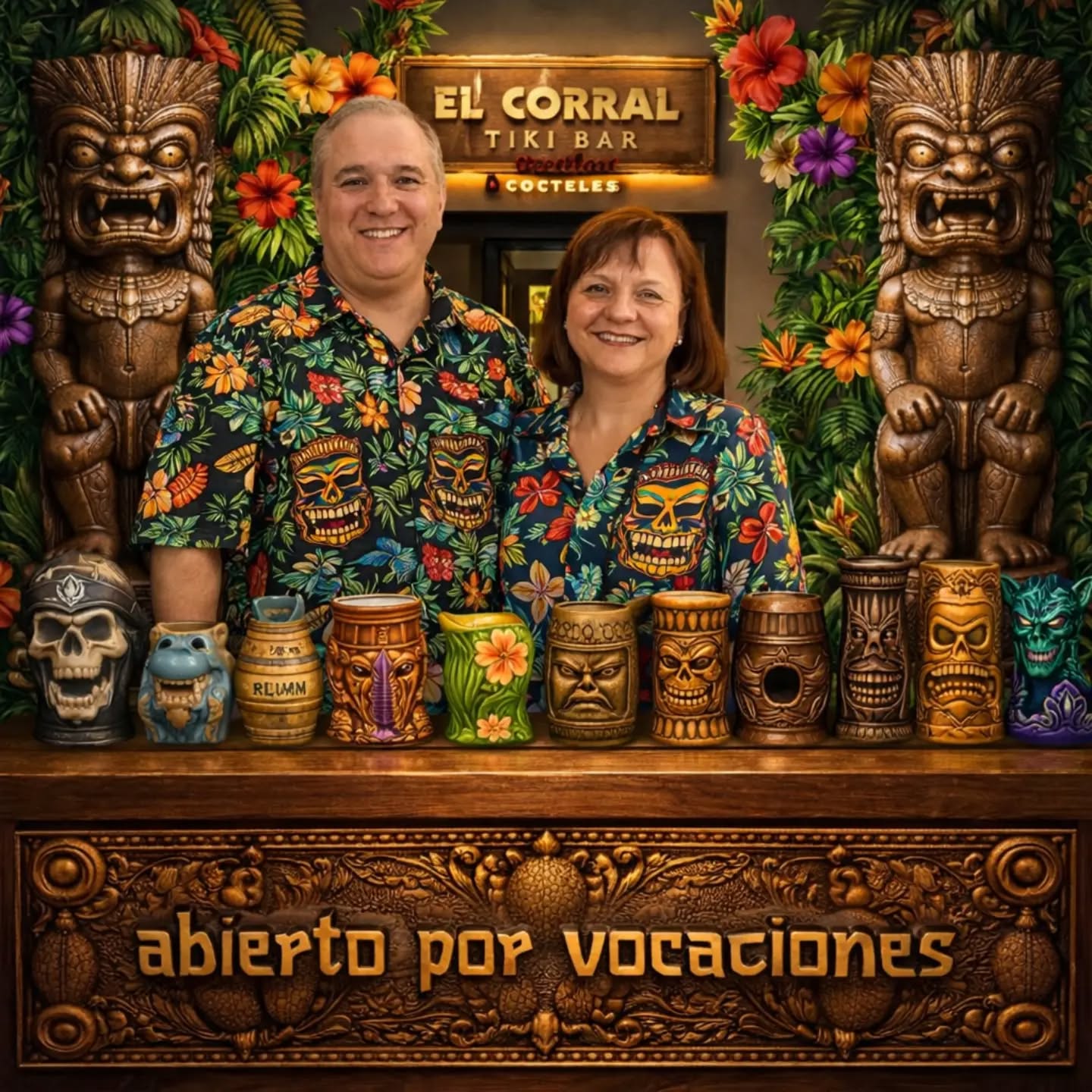 Abierto por V_O_CACIONES.
Open for vocations.
Una profesión compartida durante 40 años, 14.610 días o 350.640 horas.
A career shared for 40 years, 14,610 days or 350,640 hours.
Gracias a mi compañera de vida por creer y soportar durante este "corto" espacio de tiempo.
Thanks to my life partner for believing and supporting during this "short" time.
.
.
.
.
#reallove #hospitalidad #tiki #cóctelestiki #tikicocktails