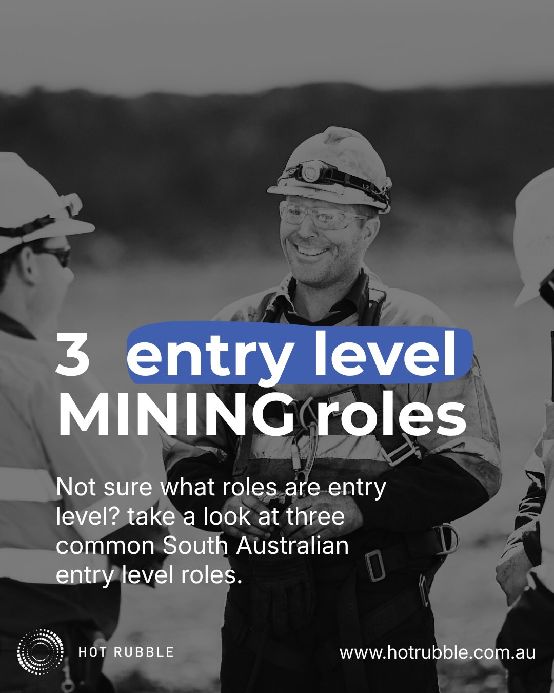 Three entry level mining roles in South Australia! 👷♂️
Not sure where to start your mining career? Check out www.hotrubble.com.au for information on mineral resources careers, tips for applying, career pathways, and regular articles to keep you up to date.
The three roles below are just a start, there are plenty more entry-level opportunities across South Australia. Stay tuned as we cover more roles over the coming months!
🔵 Underground Nipper
🔵Truck Operator
🔵Drillers Offsider
#METS #CareersInMining #HotRubble #moretomining
