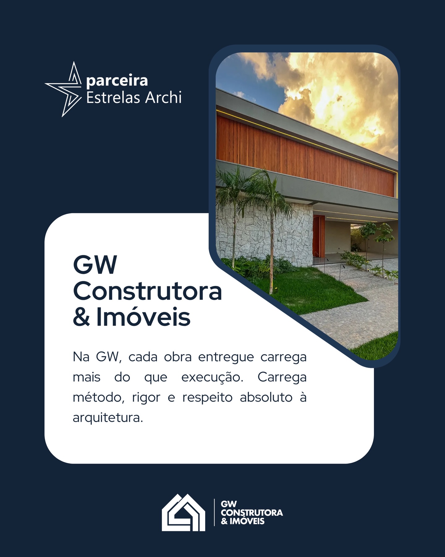Na GW, cada obra entregue carrega mais do que execução.
Carrega método, rigor e respeito absoluto à arquitetura.
Mais de 60 imóveis de alto padrão e mais de 15 mil m² construídos entre Rio Preto e Mirassol reforçam um compromisso que vai além do construir: entregar qualidade, precisão e confiança em cada detalhe.
Porque no final, não se trata apenas de obra.
Se trata de como ela é conduzida.
GW Construtora & Imóveis.
Qualidade, gestão e alto padrão em cada obra.