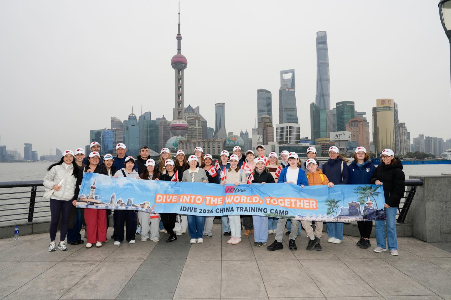 iDive Team 🇨🇦 in China 🇨🇳🙏❤️