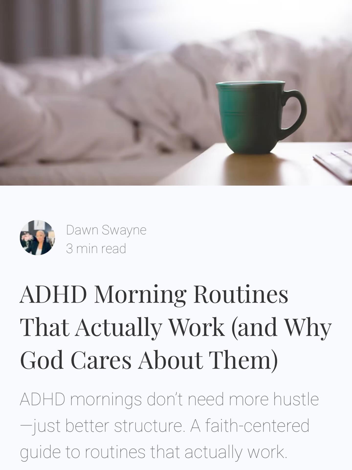NEW BLOG POST! ADHD procrastination often looks like avoidance, delay, or distraction and many believers quietly fear that procrastination proves spiritual immaturity or moral failure. Others swing to the opposite extreme and blame ADHD for every missed responsibility, forgetting that Christians with ADHD remain moral agents called to wisdom and stewardship.