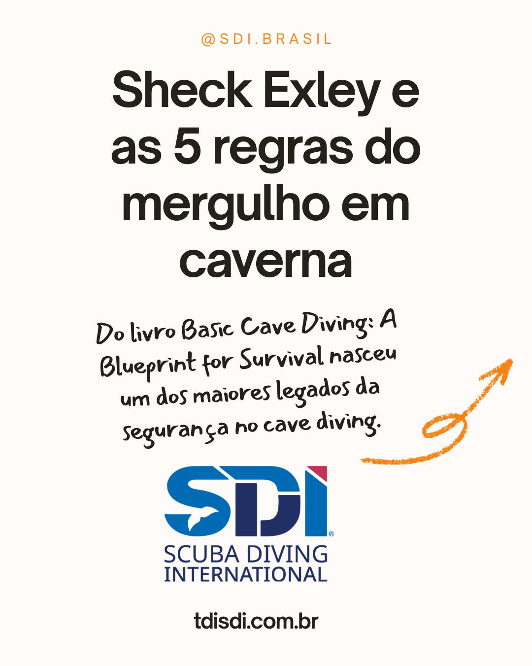 No mergulho em caverna, a margem para erro é mínima.
Foi por isso que Sheck Exley marcou a história.
Ao analisar acidentes e padrões de falha, ele ajudou a consolidar as 5 regras que todo mergulhador de caverna deveria carregar para sempre:
T – Training,�G – Guideline,�A – Air / Gas Management,�D – Depth,�L – Lights
Simples de lembrar.�Vitais de respeitar.
Thank God All Divers Live não é só uma frase.�
É um lembrete brutal de que, em caverna, sobrevivência depende de disciplina.
Sheck Exley não foi apenas um explorador lendário.�Foi um verdadeiro guru do mergulho em caverna.�E seu legado continua vivo em cada mergulho feito da forma certa.
#SheckExley #CaveDiving #MergulhoEmCaverna #CaveDiver #TechnicalDiving #TDI #MergulhoTécnico #SegurançaNoMergulho