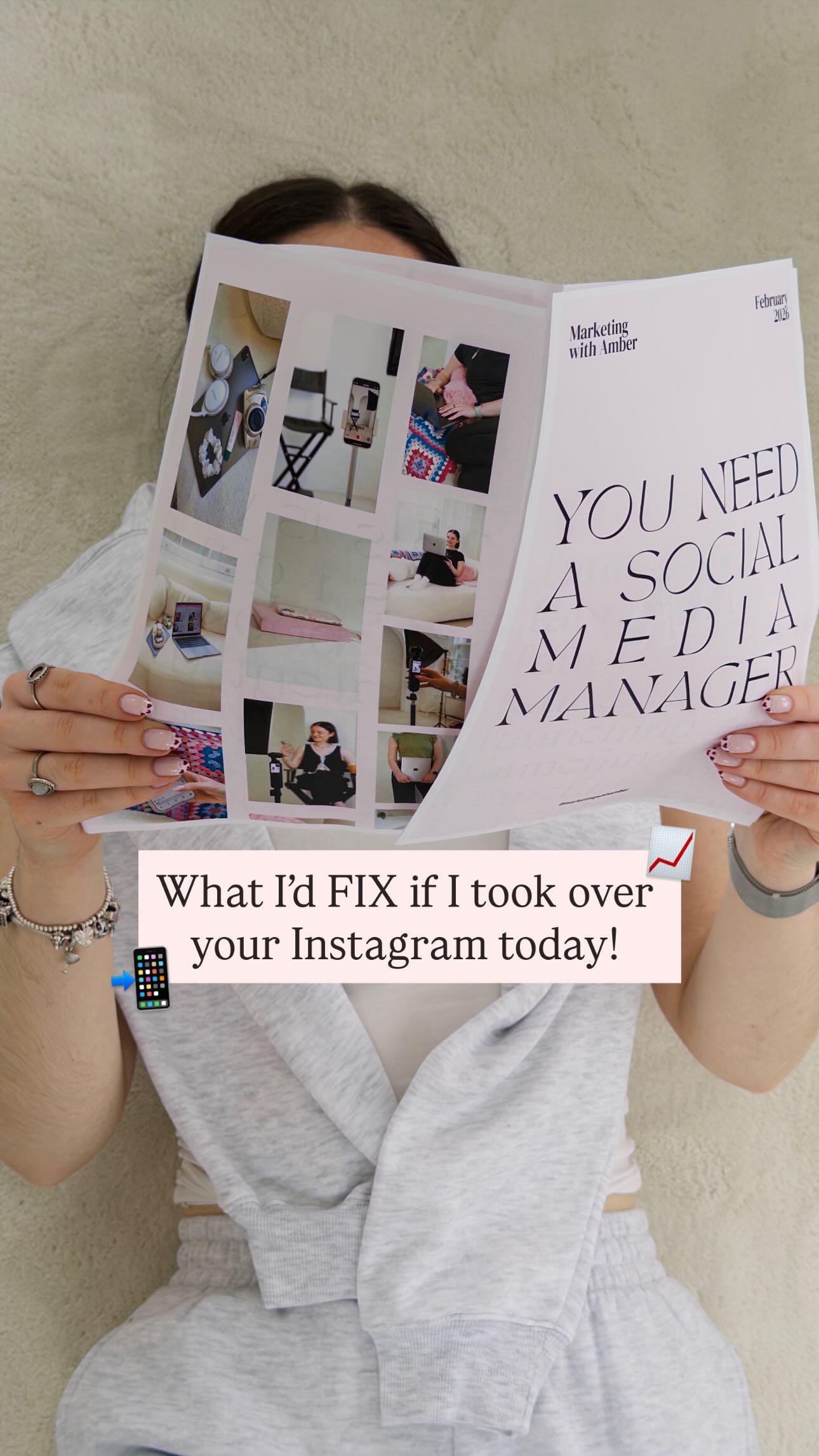 What I’d FIX first if I took over your Instagram today! 📲
You don’t need more content, you need a good foundation!
When someone lands on your profile, are they able to pinpoint how you can help them? Is there a clear journey in place for them to follow and work with you? If not, watch this 👀
Need more help?
Comment ‘audit’ and I’ll DM you 💌🩷